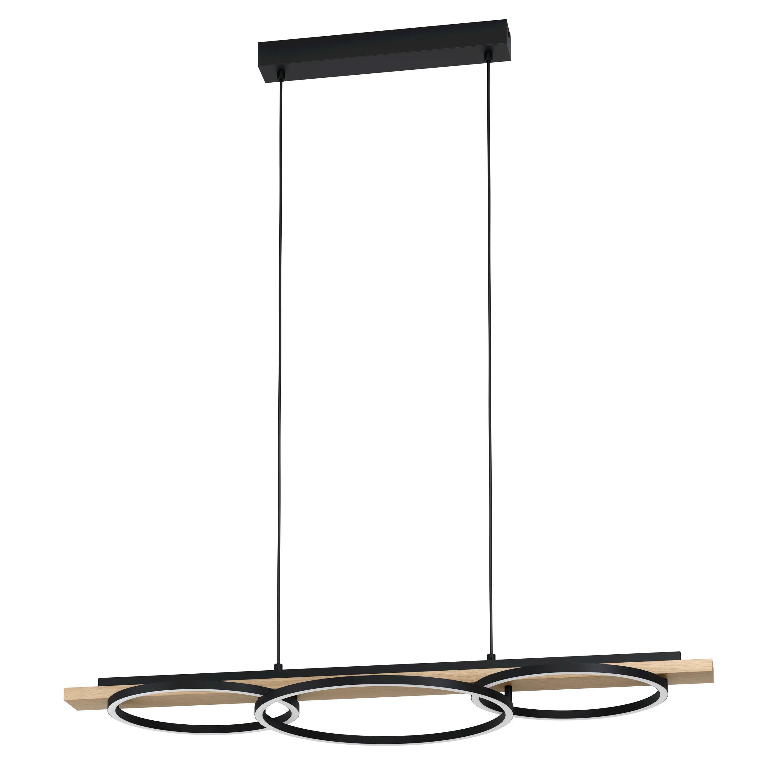 Suspension LED BOYAEL bois/naturel L101cm