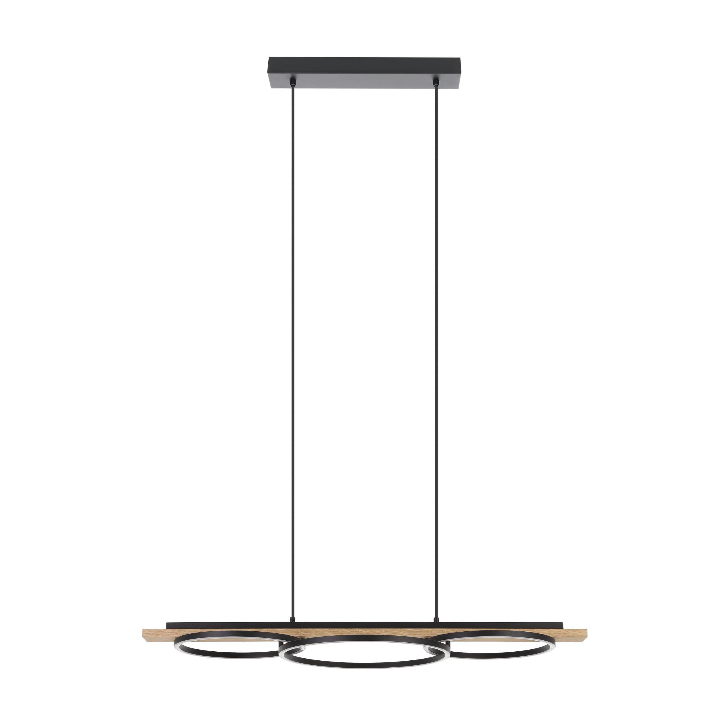 Suspension LED BOYAEL bois/naturel L101cm
