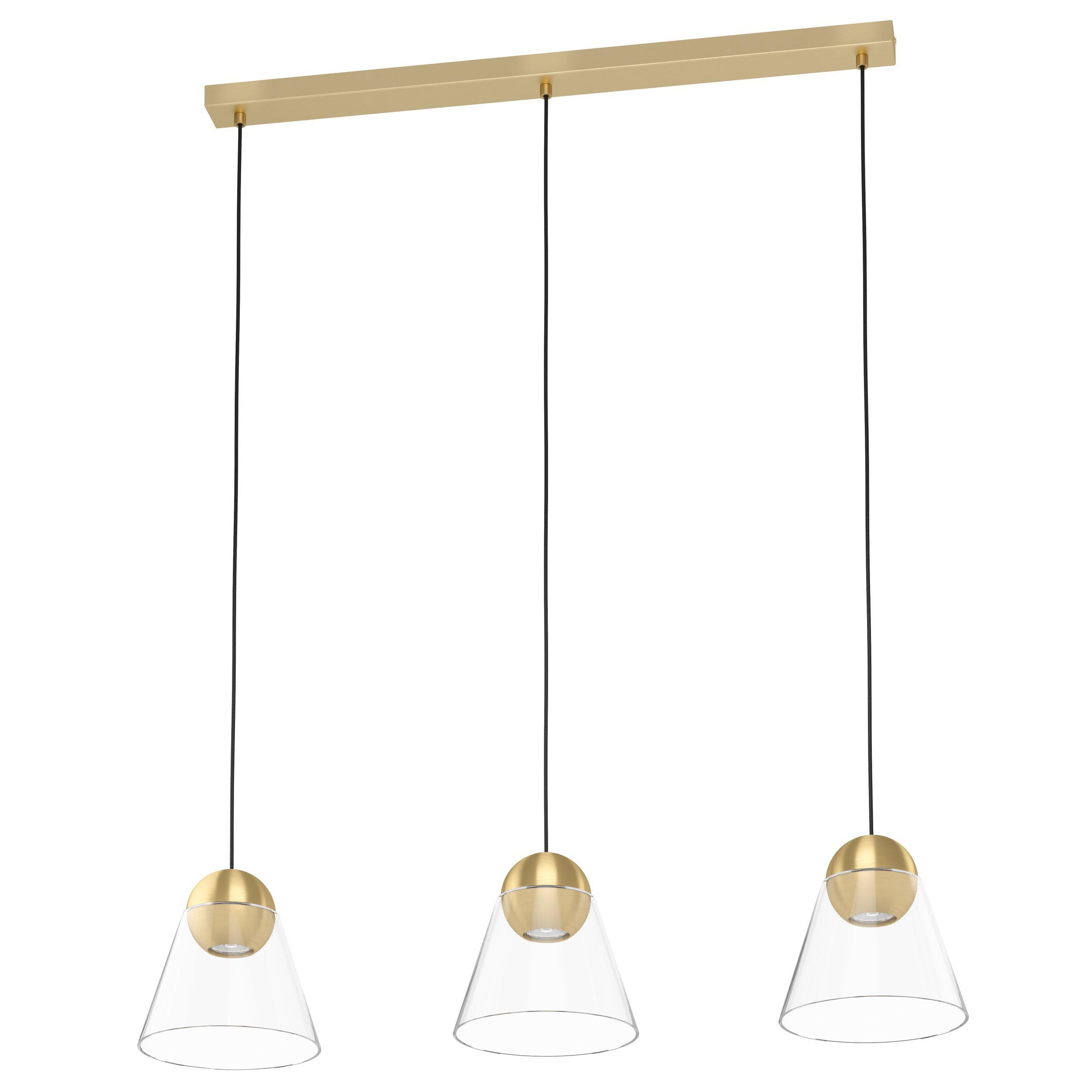 Suspension CERASELLA doré L90cm