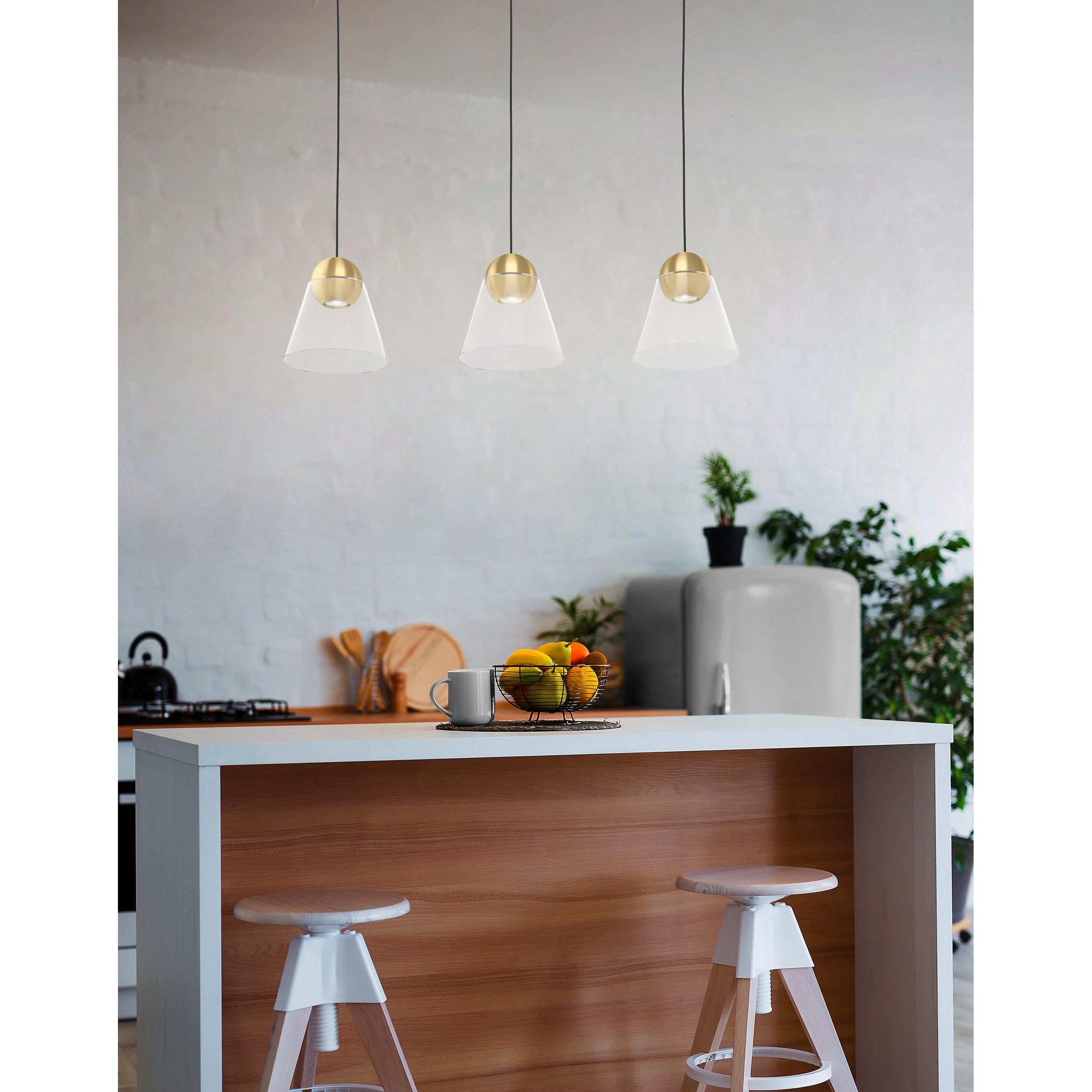 Suspension CERASELLA doré L90cm