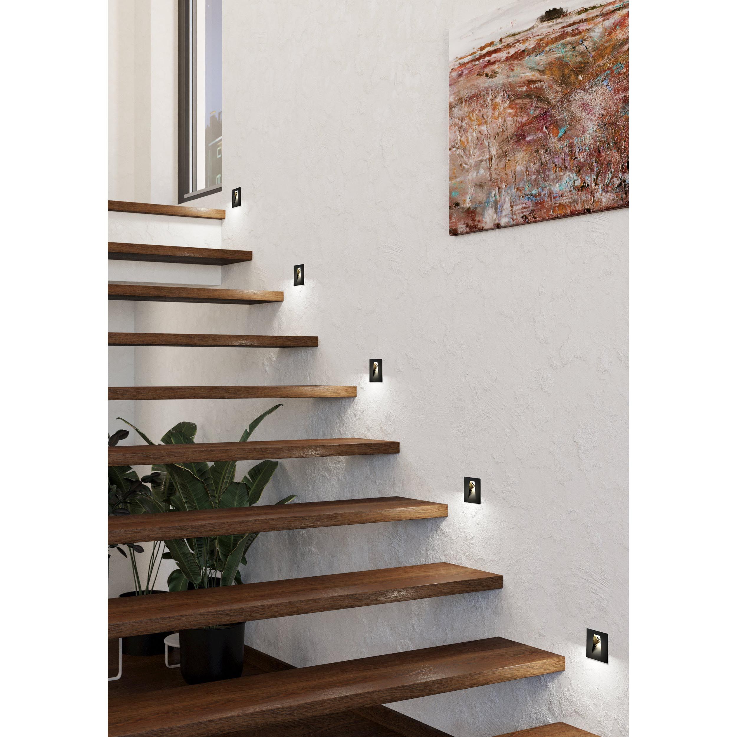 Spot LED MECINOS noir Ø8cm