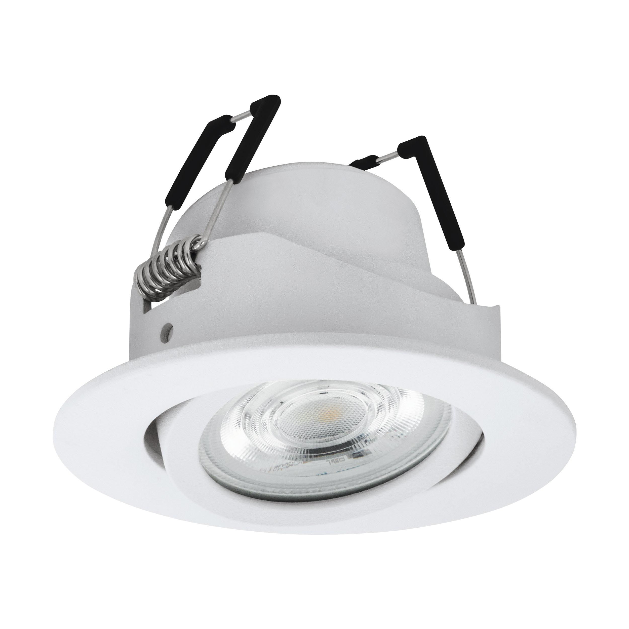 Spot LED connecté dimmable SALICETO-Z blanc Ø8,8cm