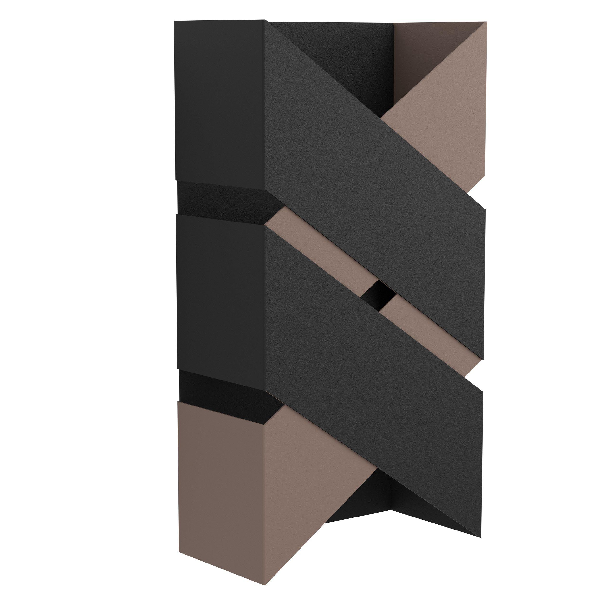 Applique LED GURARE noir L12,5cm