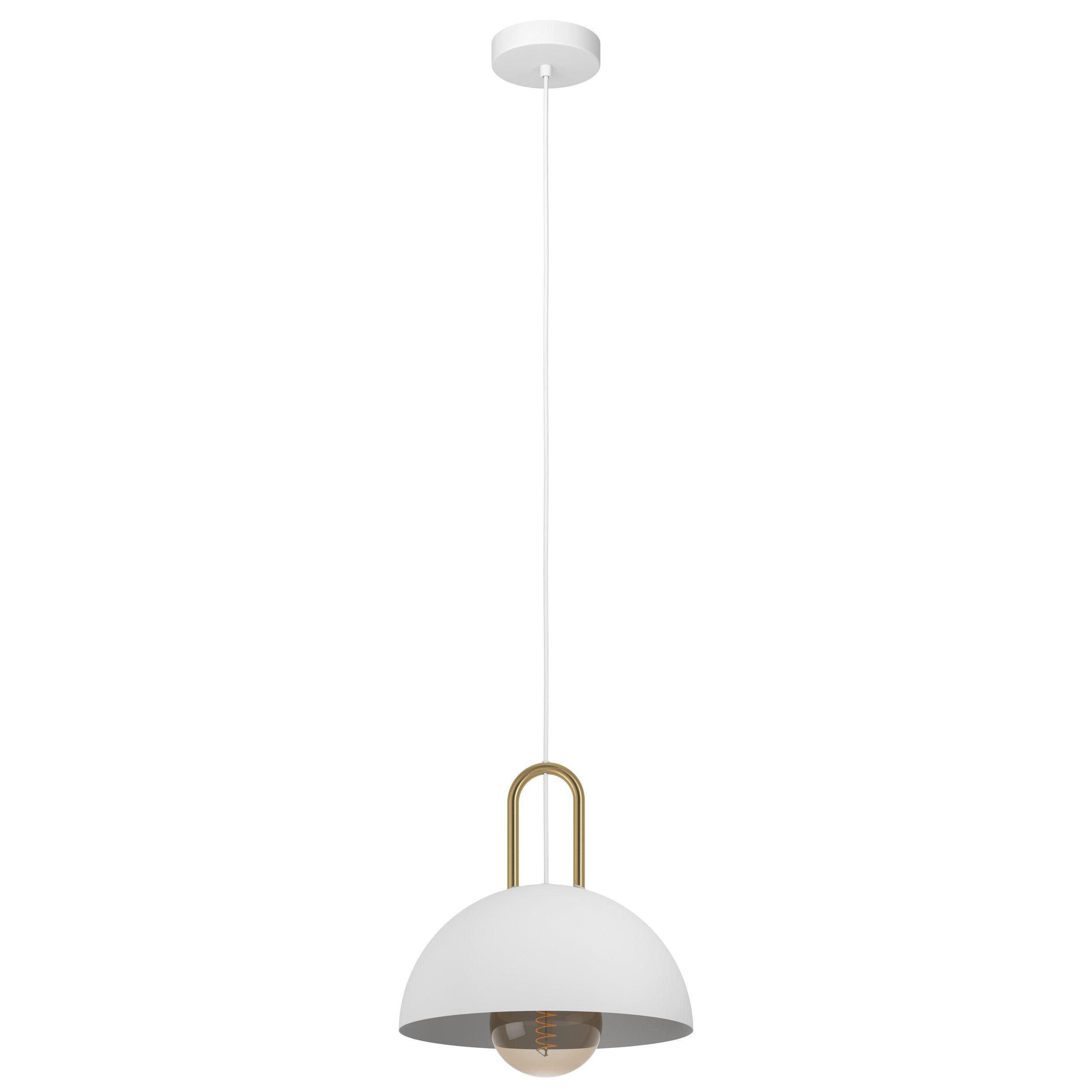 Suspension CALMANERA blanc Ø32,5cm