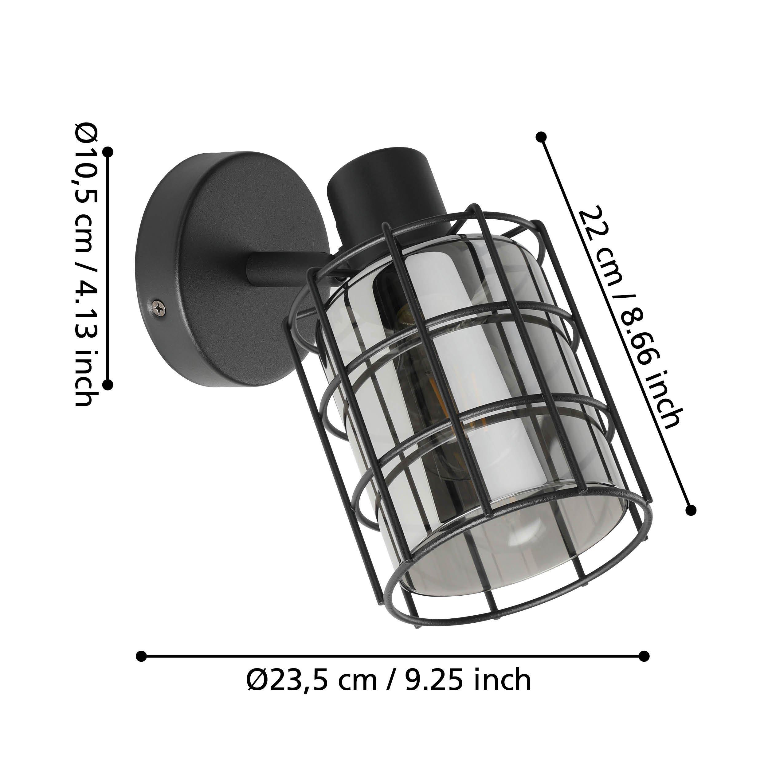 Spot CONSACA noir L12cm