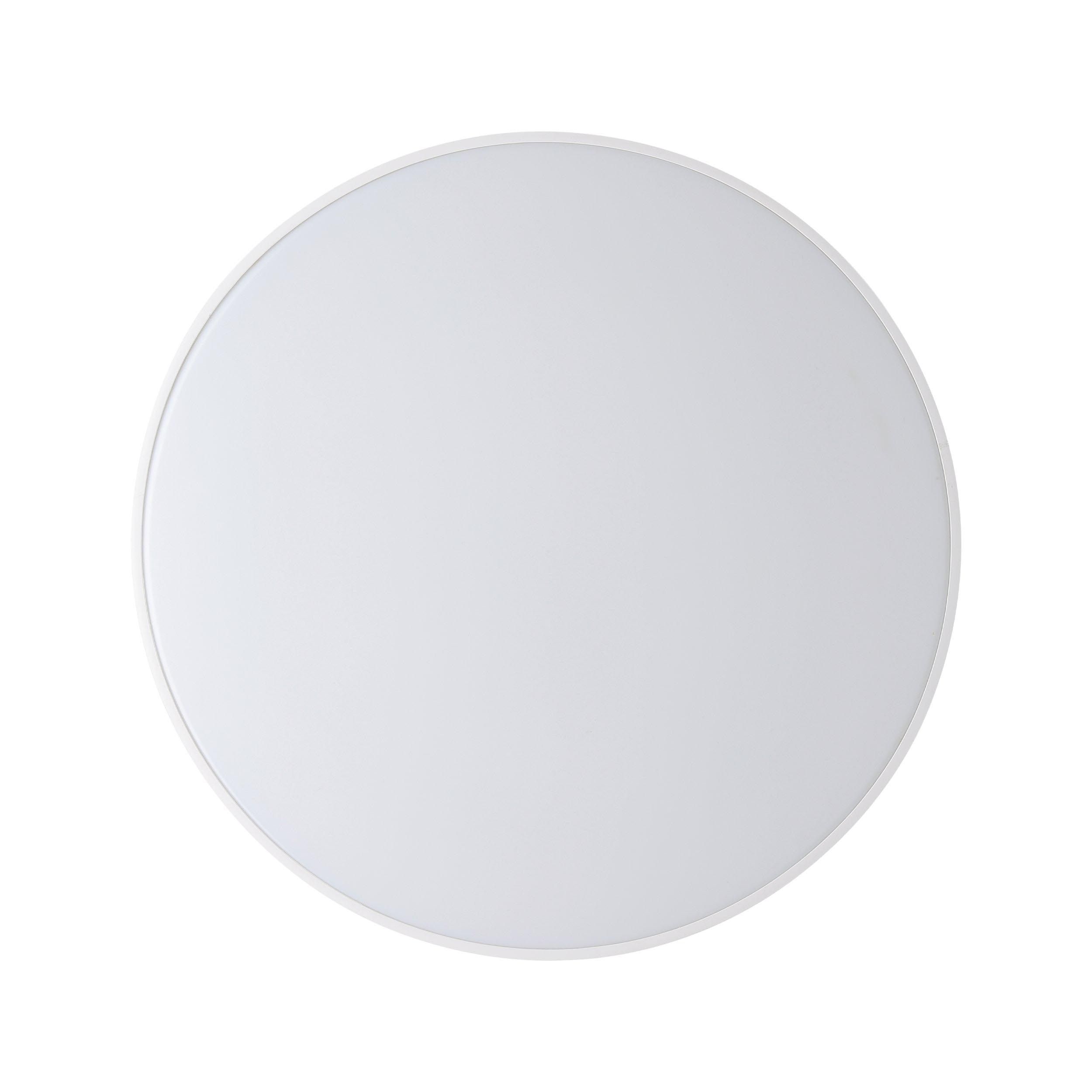 Plafonnier plastique blanc CRESPILLO LED INT 21W