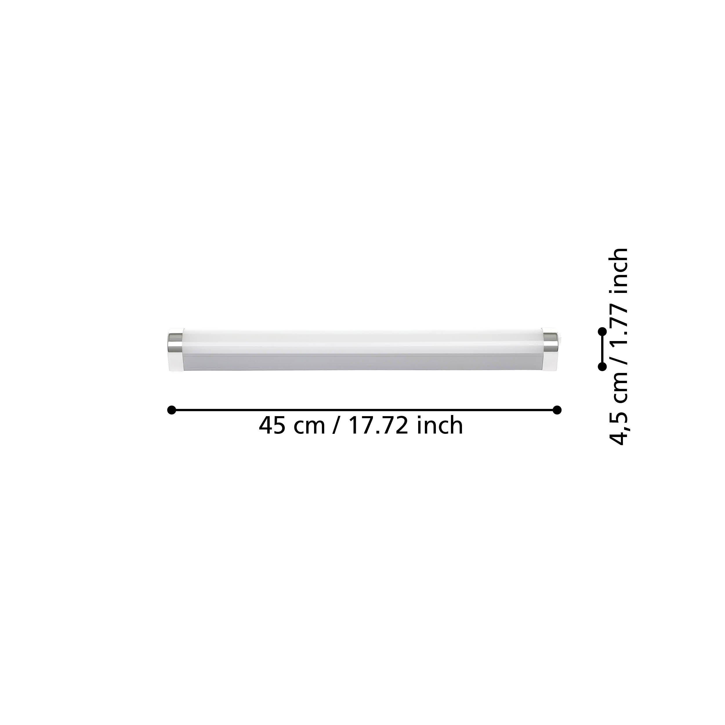 Applique LED TRAGACETE 1 argenté L45cm
