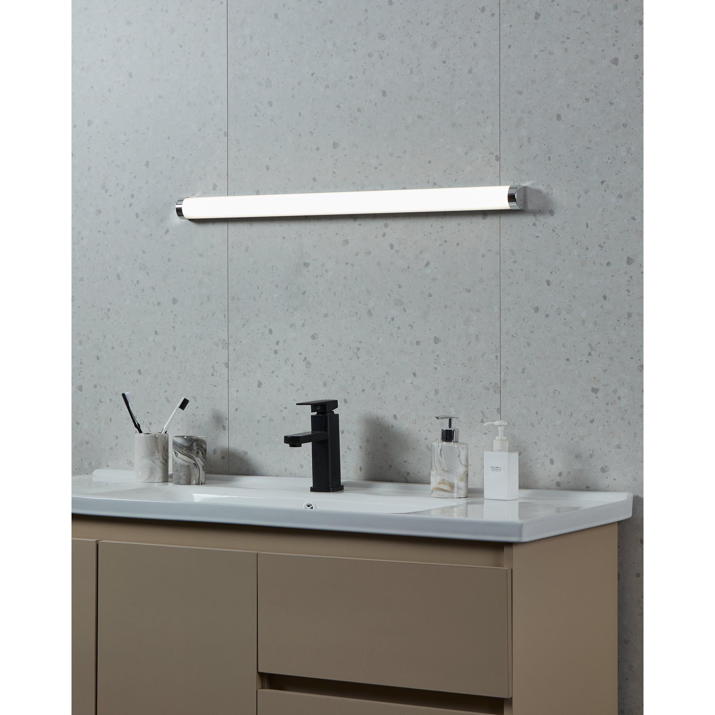 Applique LED TRAGACETE 1 argenté L77cm