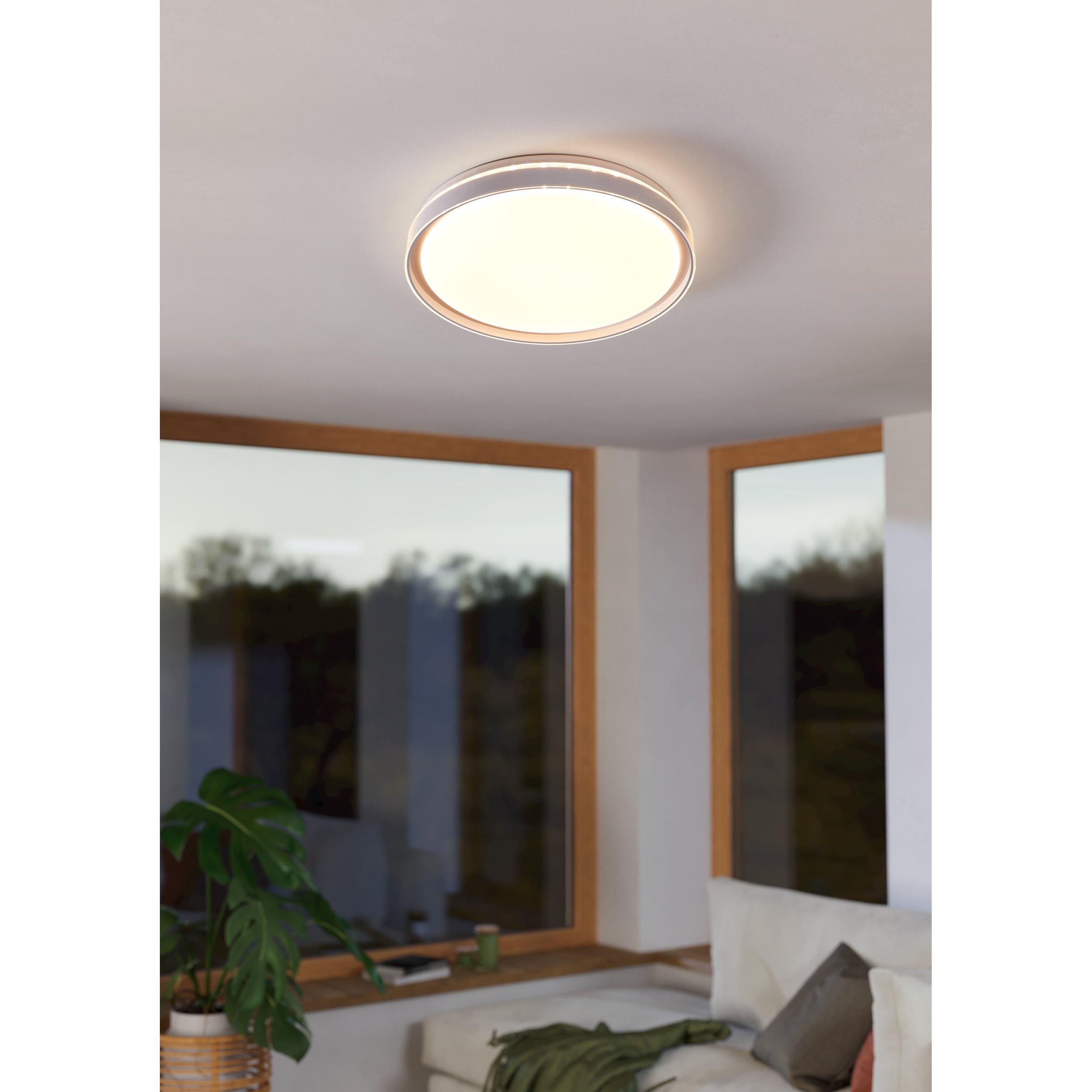 Plafonnier métal blanc SELUCI LED INT 4X10W