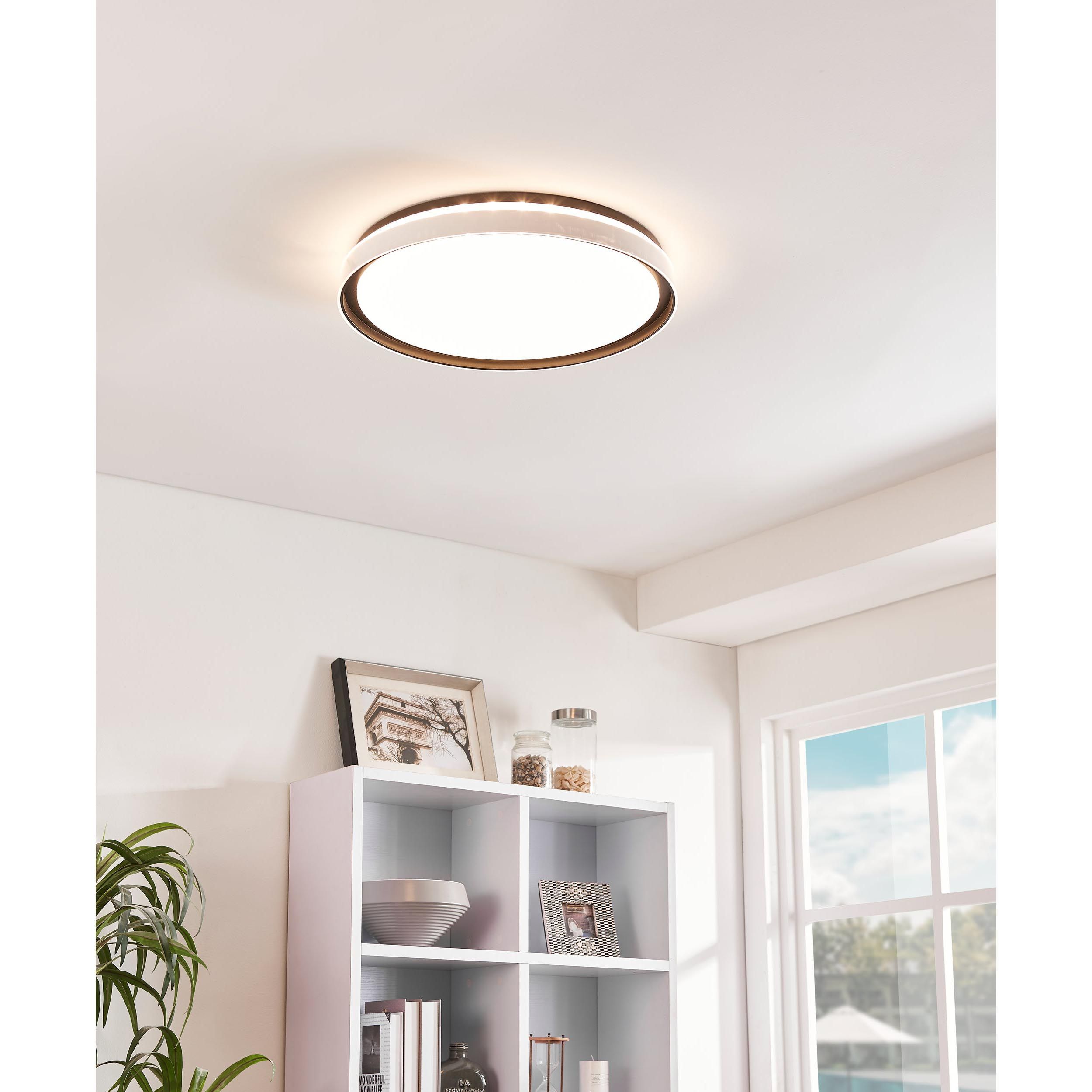 Plafonnier métal noir SELUCI LED INT 4X10W