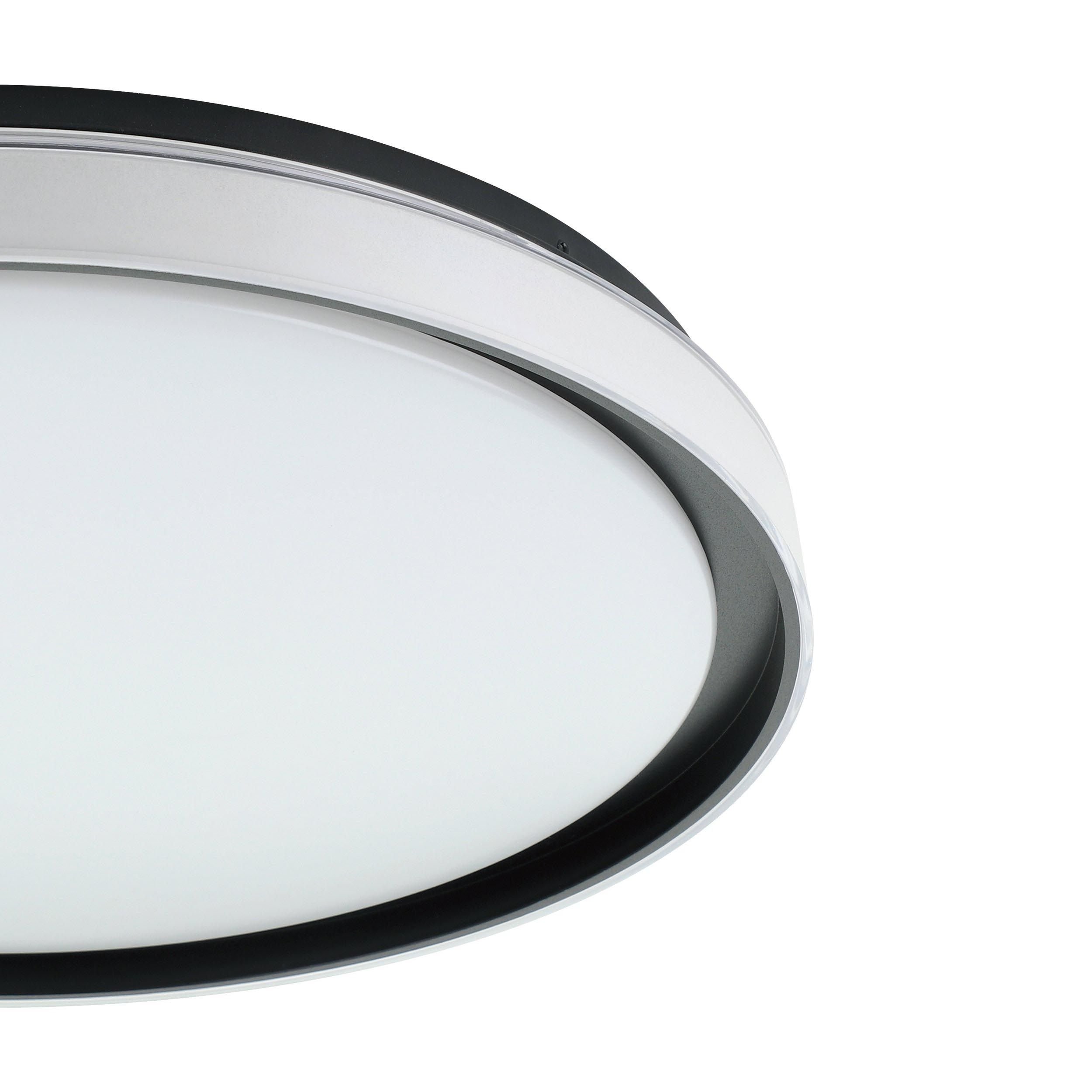Plafonnier métal noir SELUCI LED INT 4X10W
