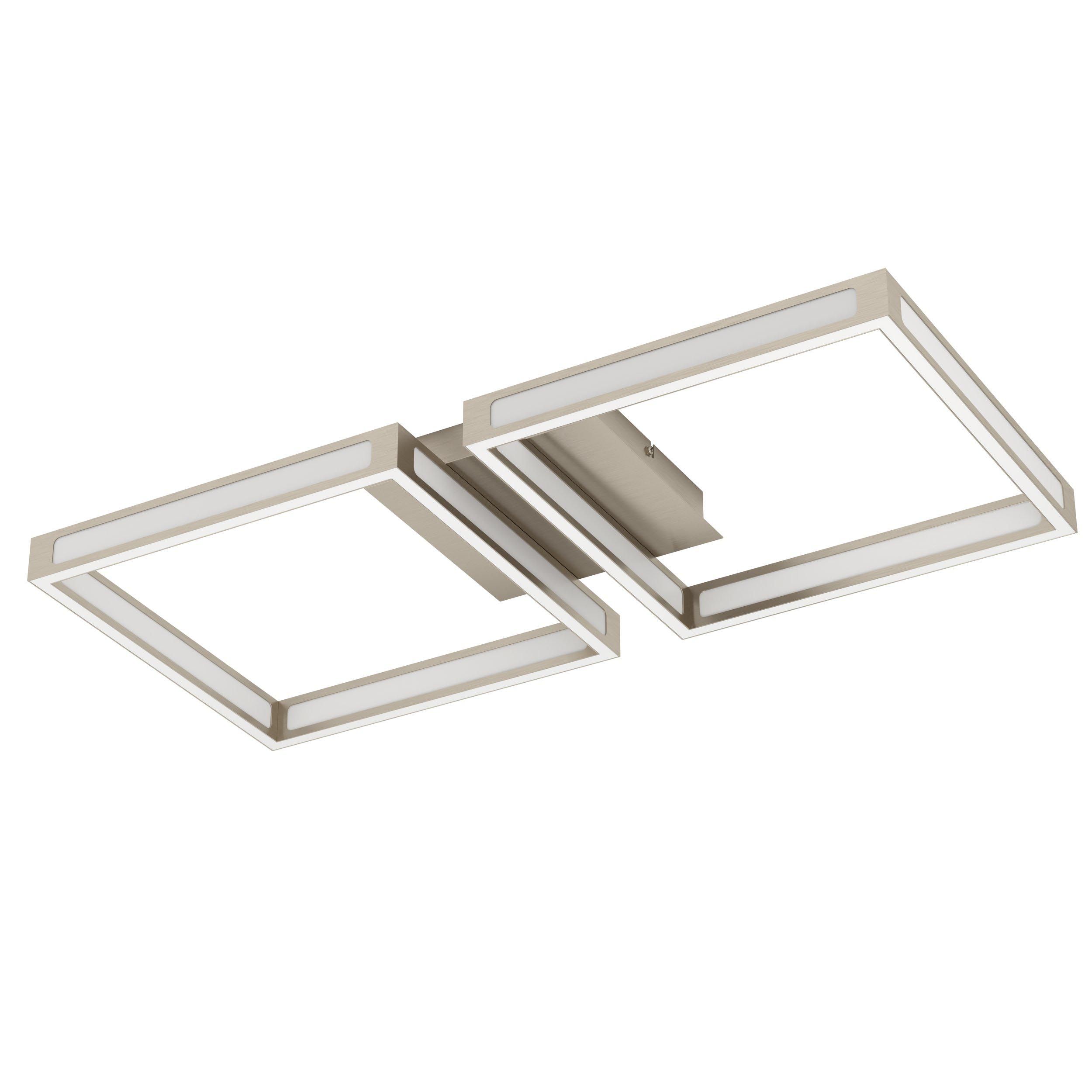 Plafonnier LED ALTAFOR nickel mat L65cm