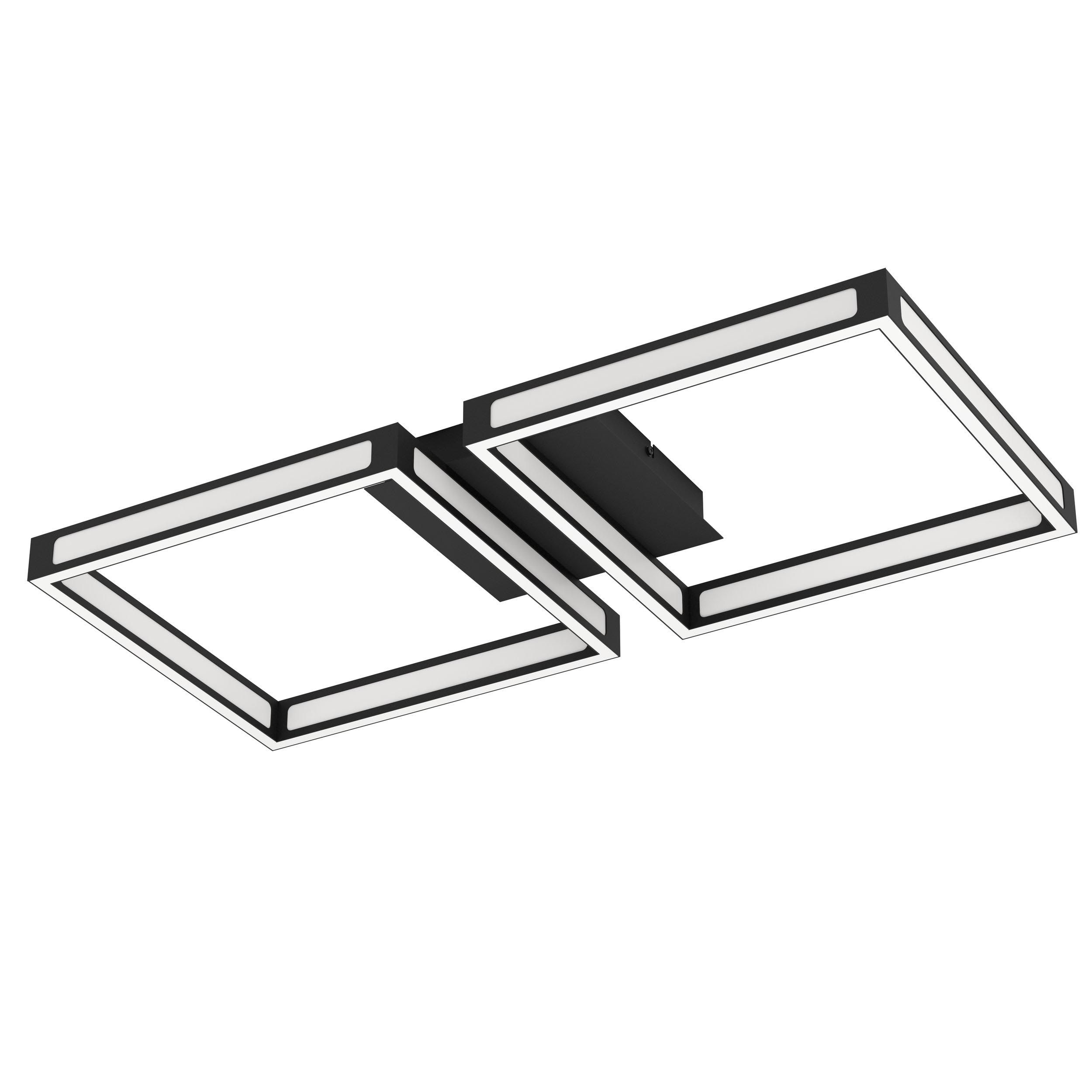 Plafonnier LED ALTAFOR noir L65cm