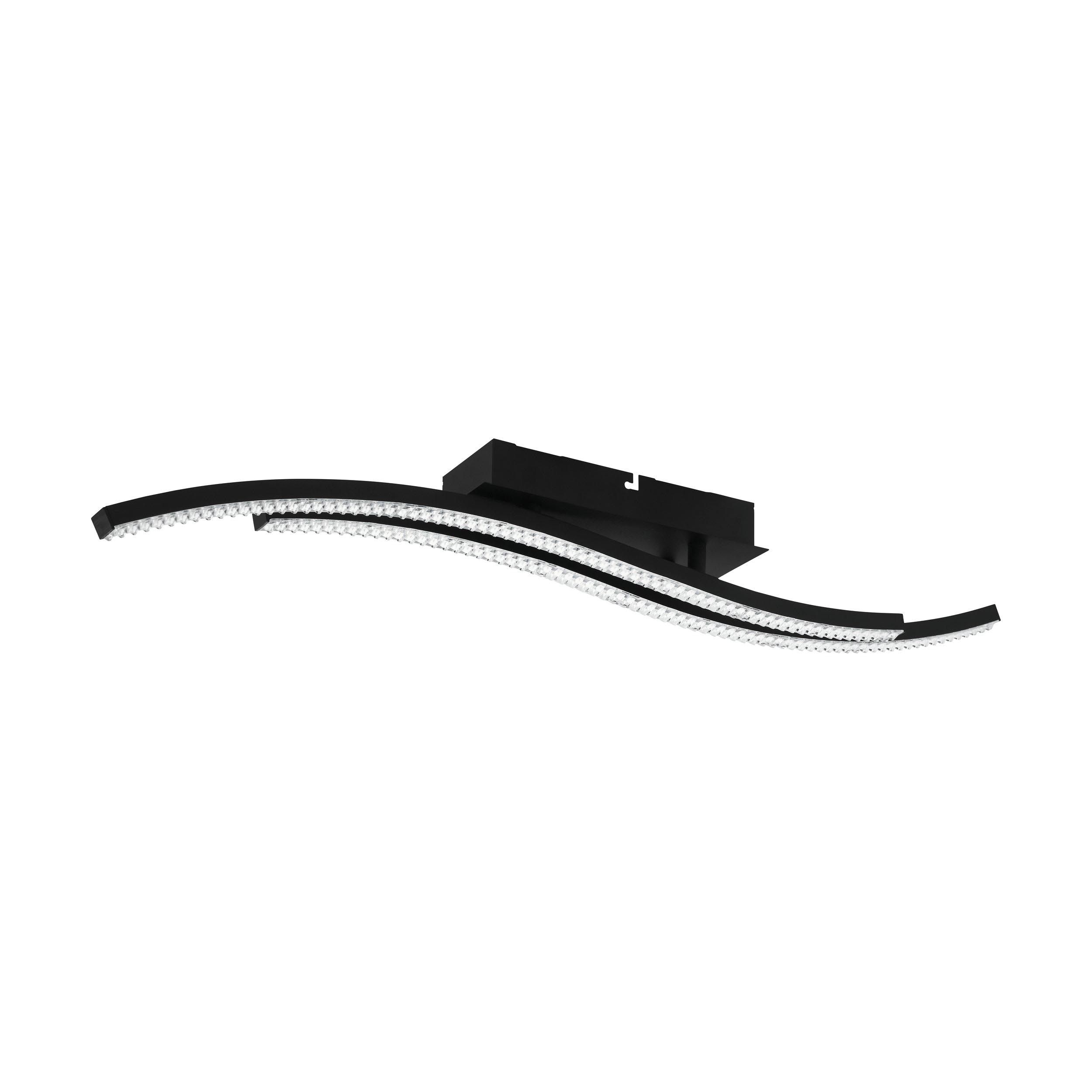 Plafonnier LED LEJIAS noir L78cm