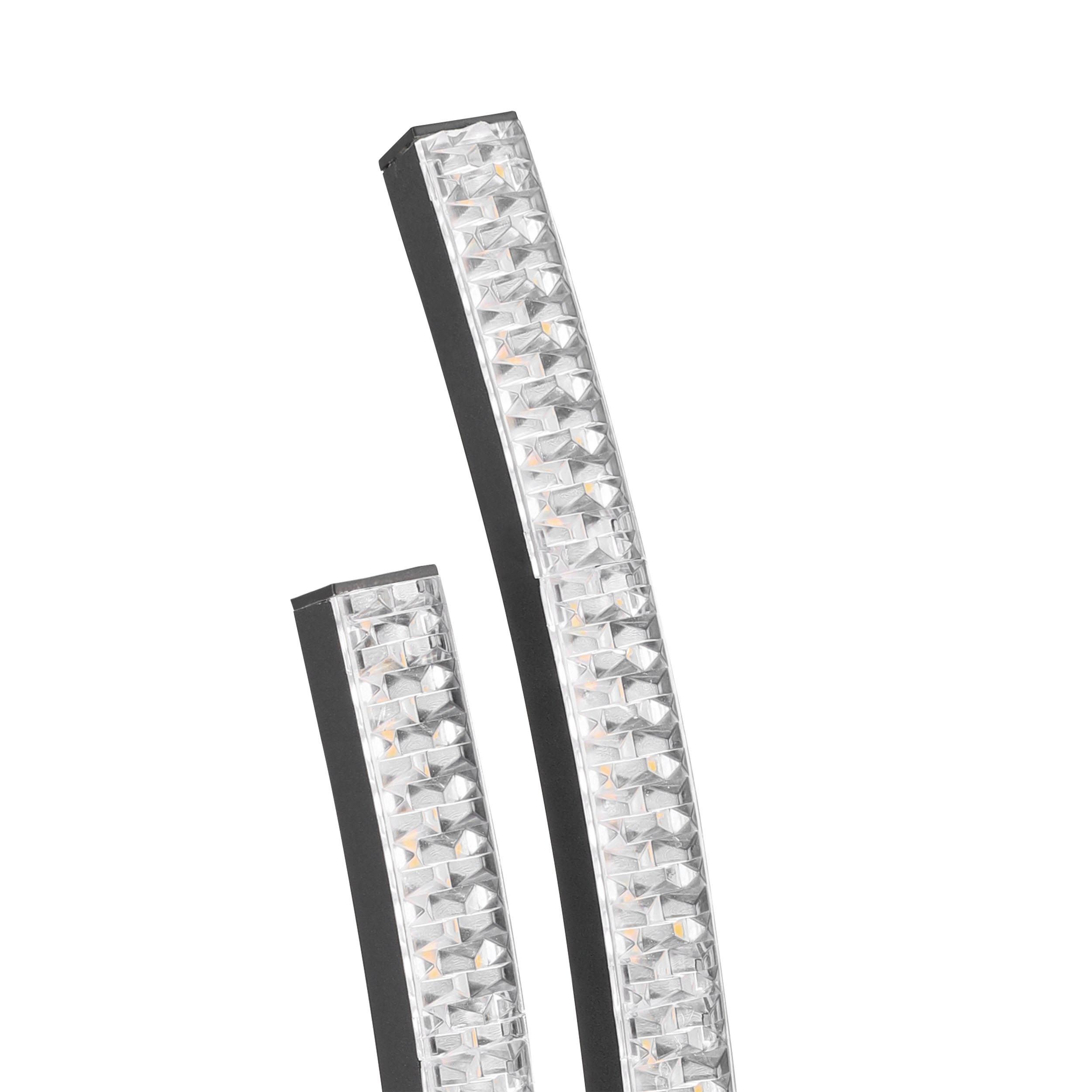 Lampe à poser LED LEJIAS noir H33cm