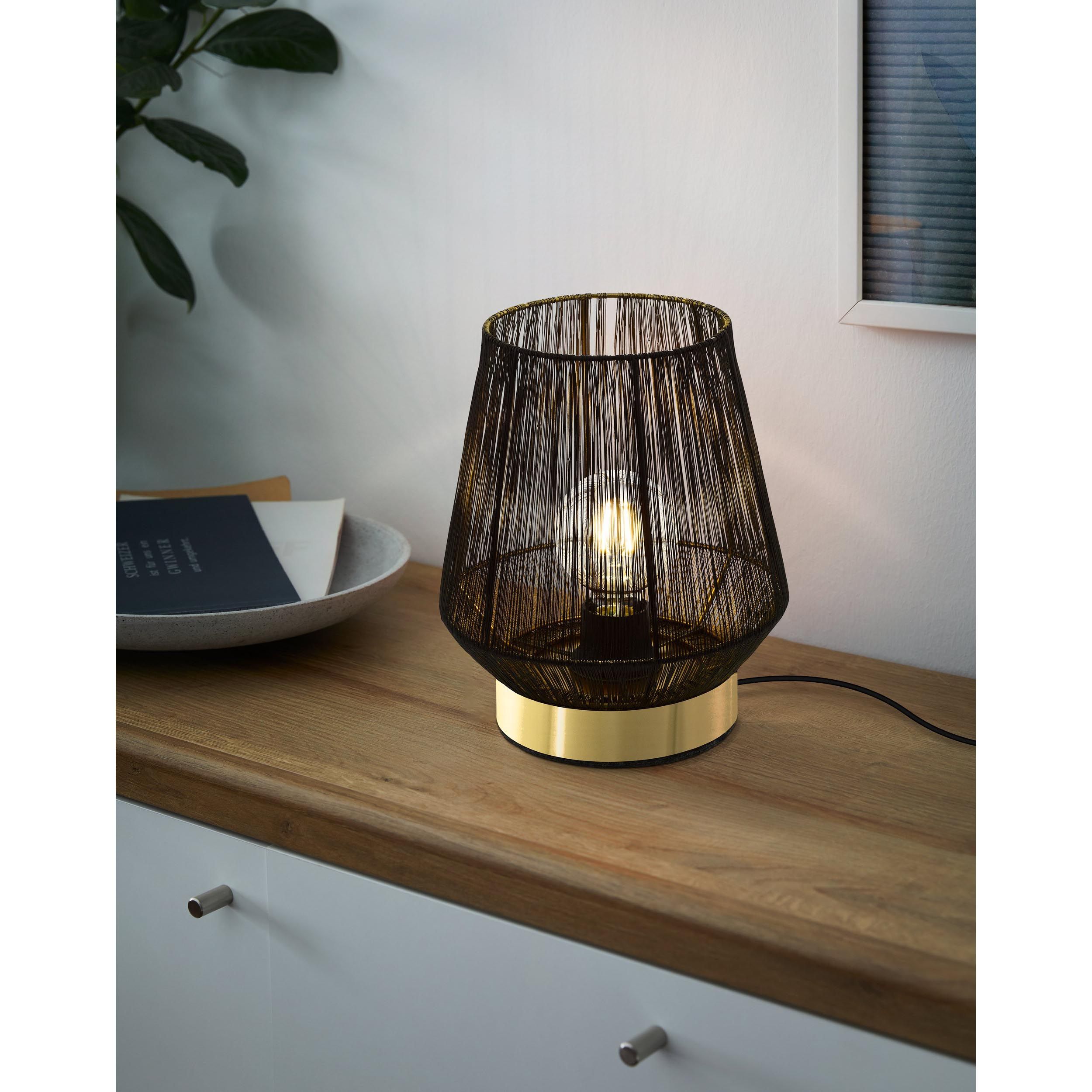 Lampe ESCANDIDOS noir H26cm