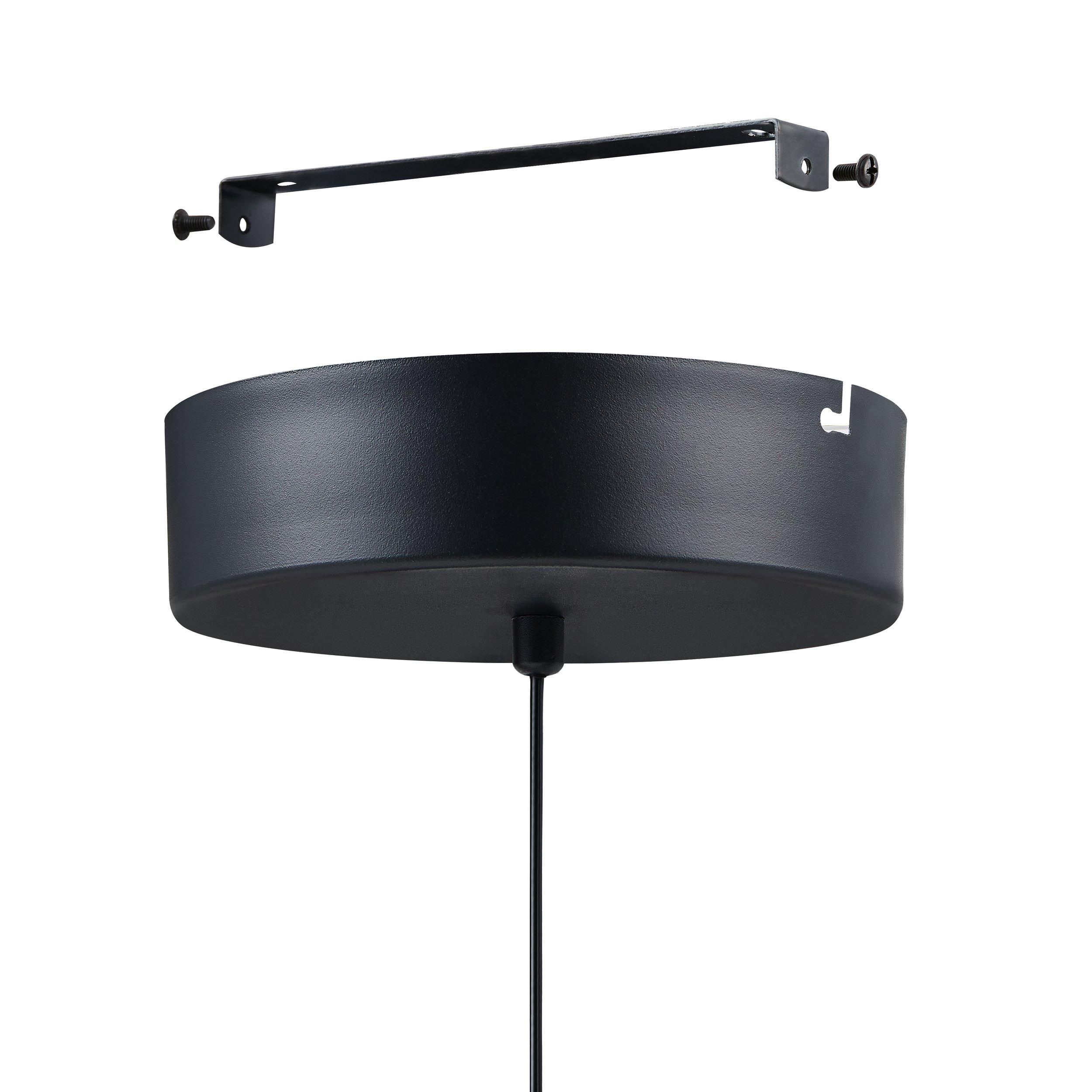 Suspension LED SALITRE noir Ø73cm