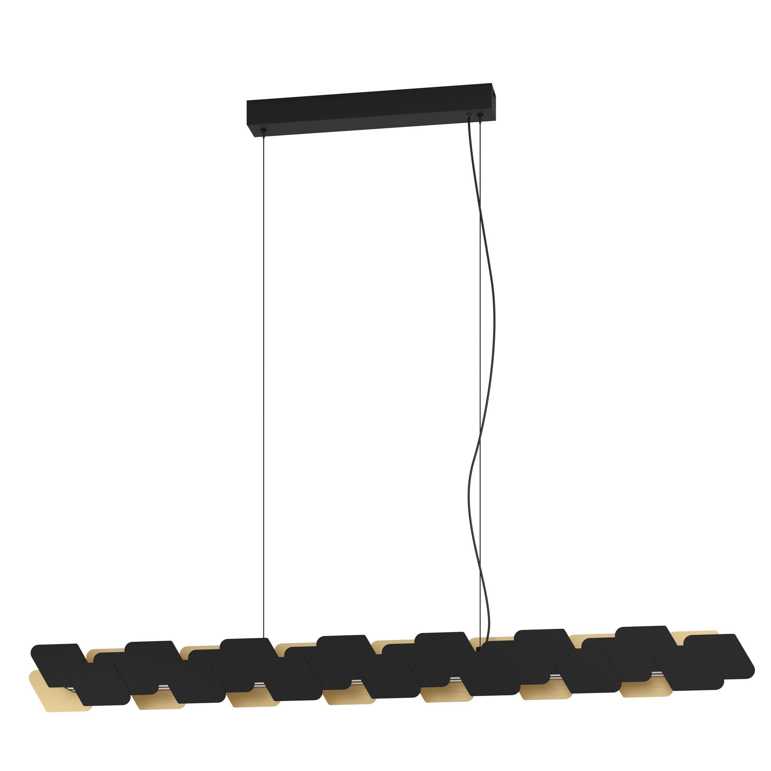 Suspension métal noir ALTAGRACIA LED INT 4X11W