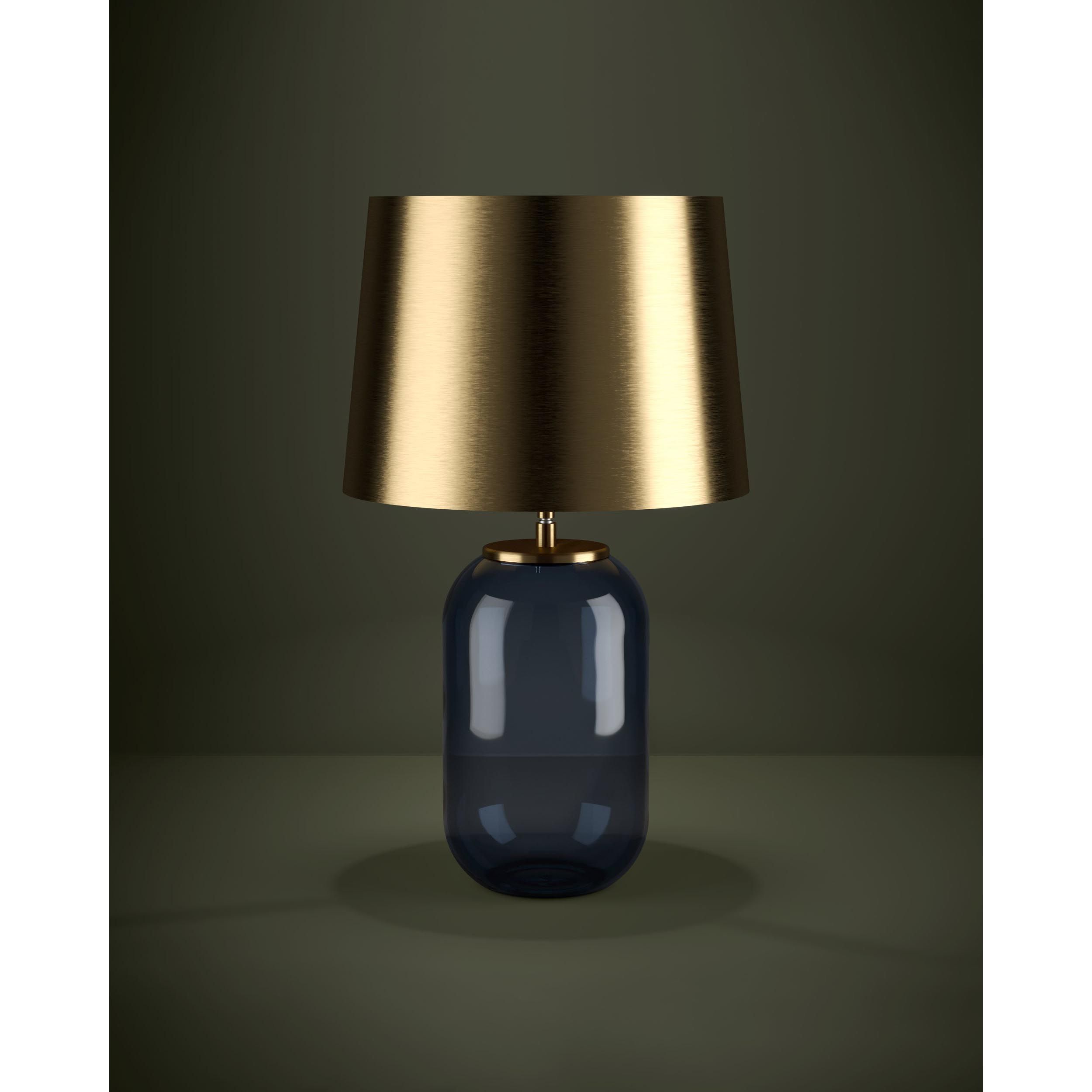 Lampe de table verre doré CUITE E27 1X40W