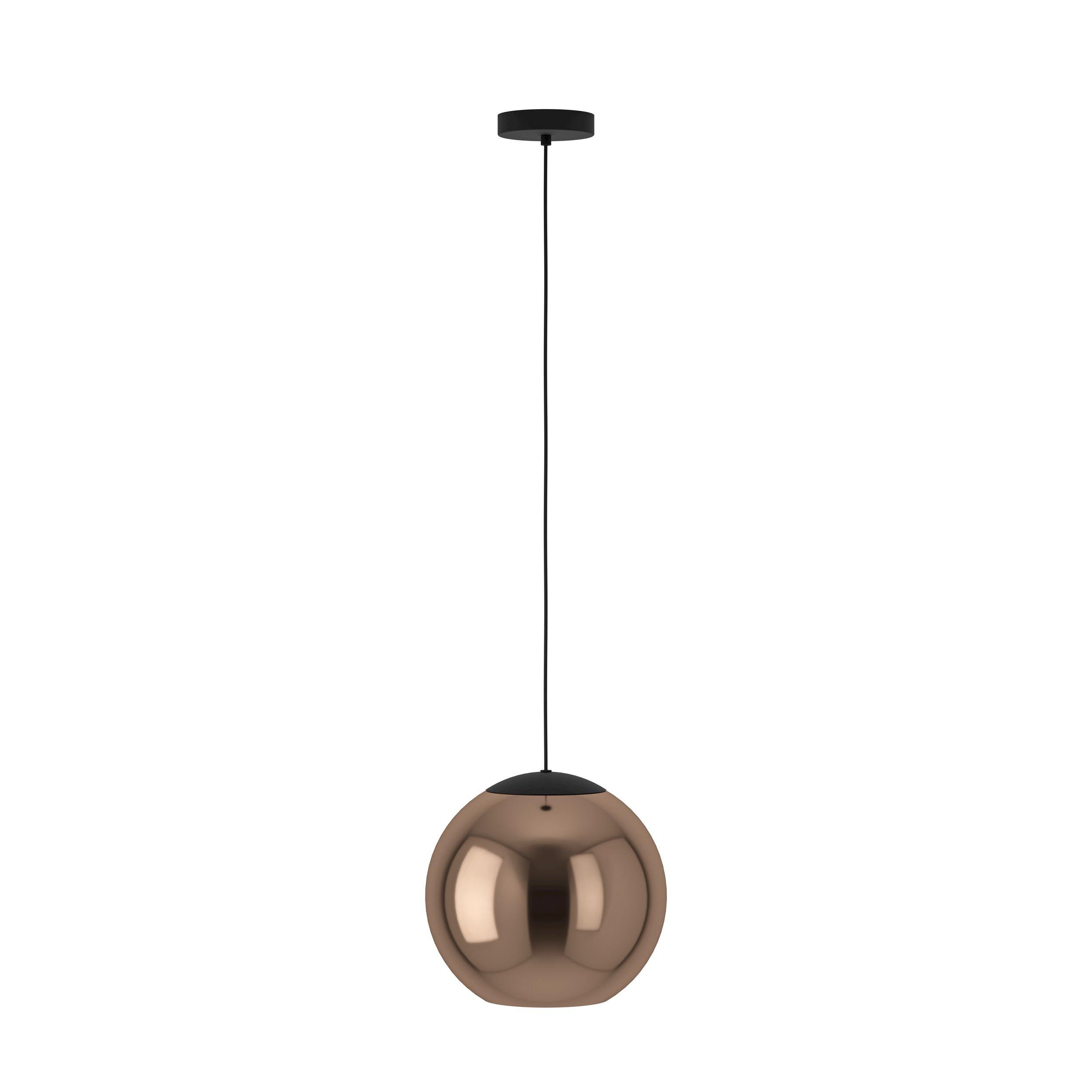 Suspension verre cuivre CORDOBA E27 1X40W