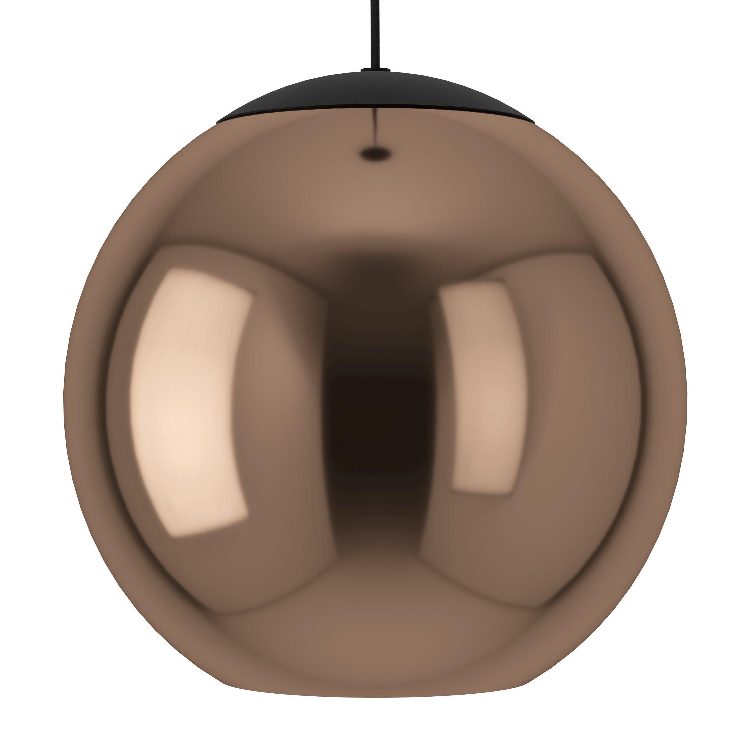 Suspension verre cuivre CORDOBA Barre 3 E27 3X40W