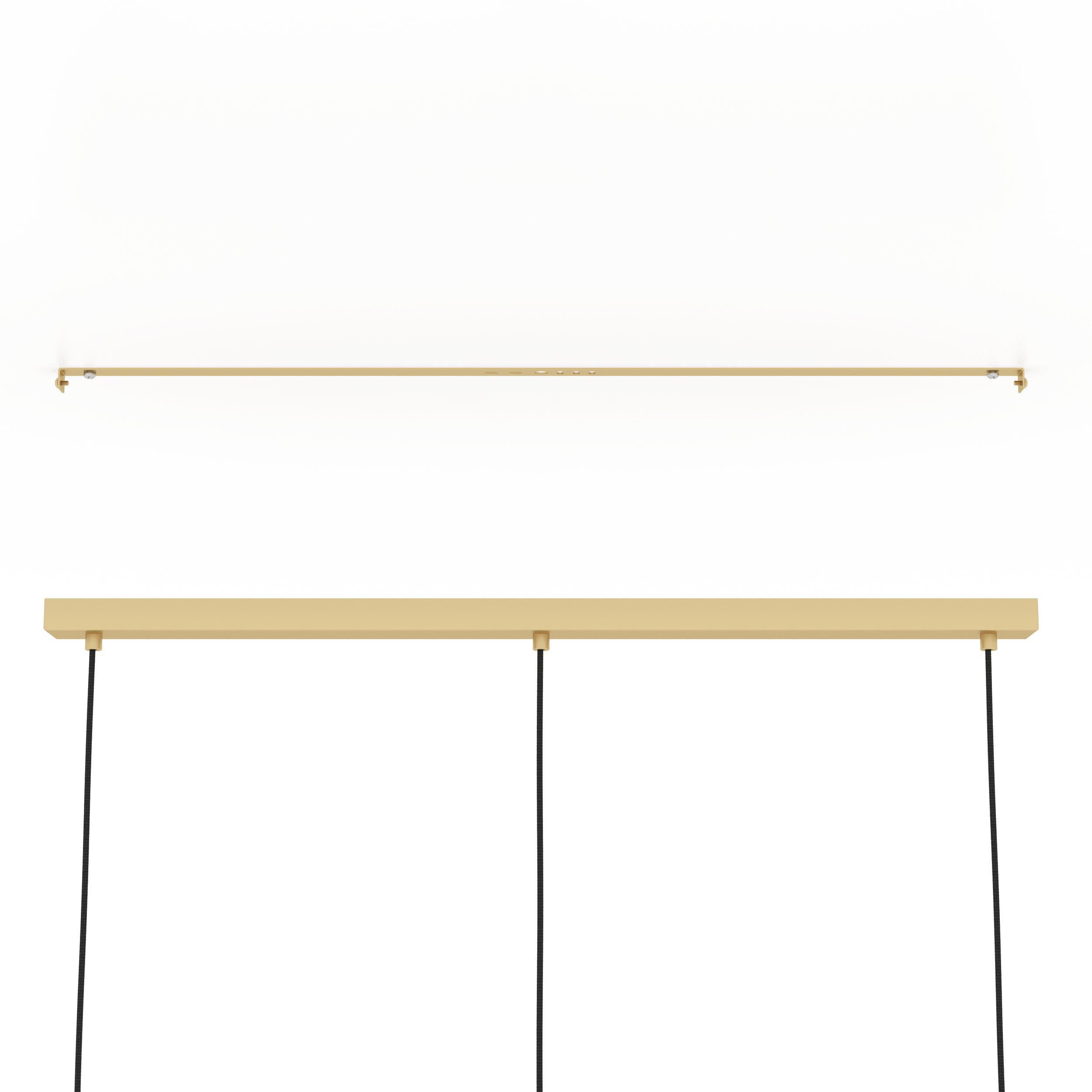 Suspension tissu marron COROJAL E27 3X40W