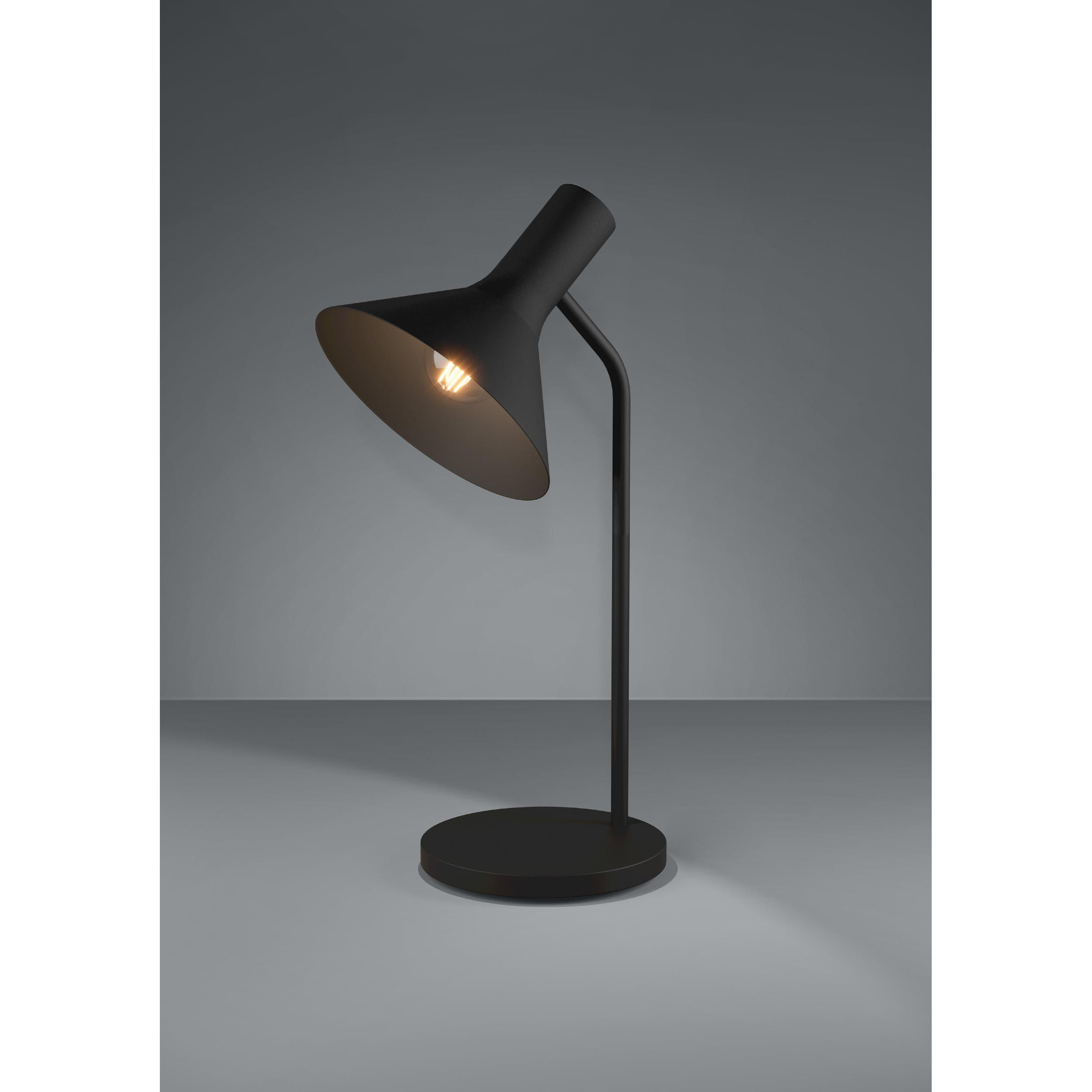 Lampe de table métal noir MORESCANA E27 1X28W