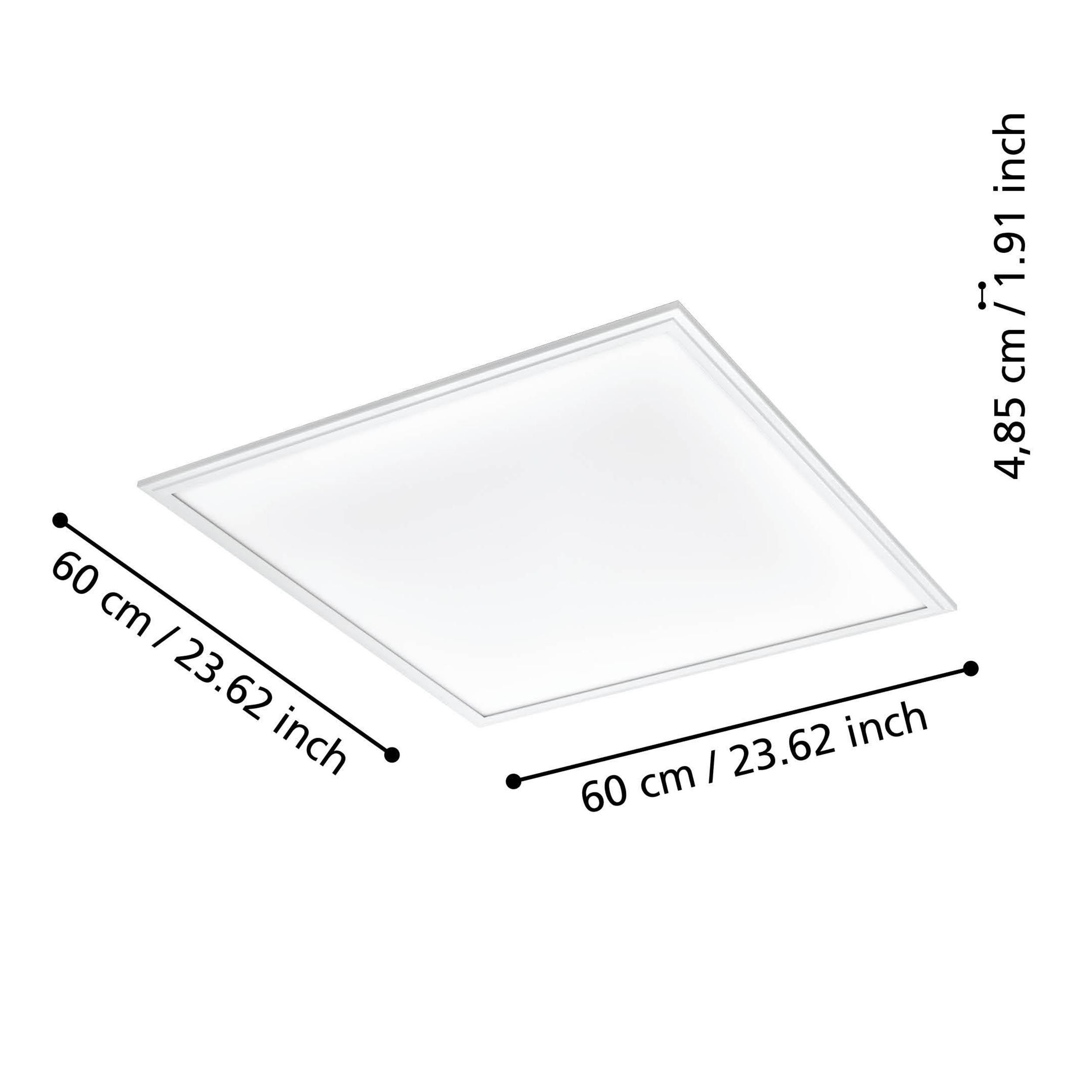 Plafonnier LED dimmable SALOBRENA-Z blanc Ø59,5cm