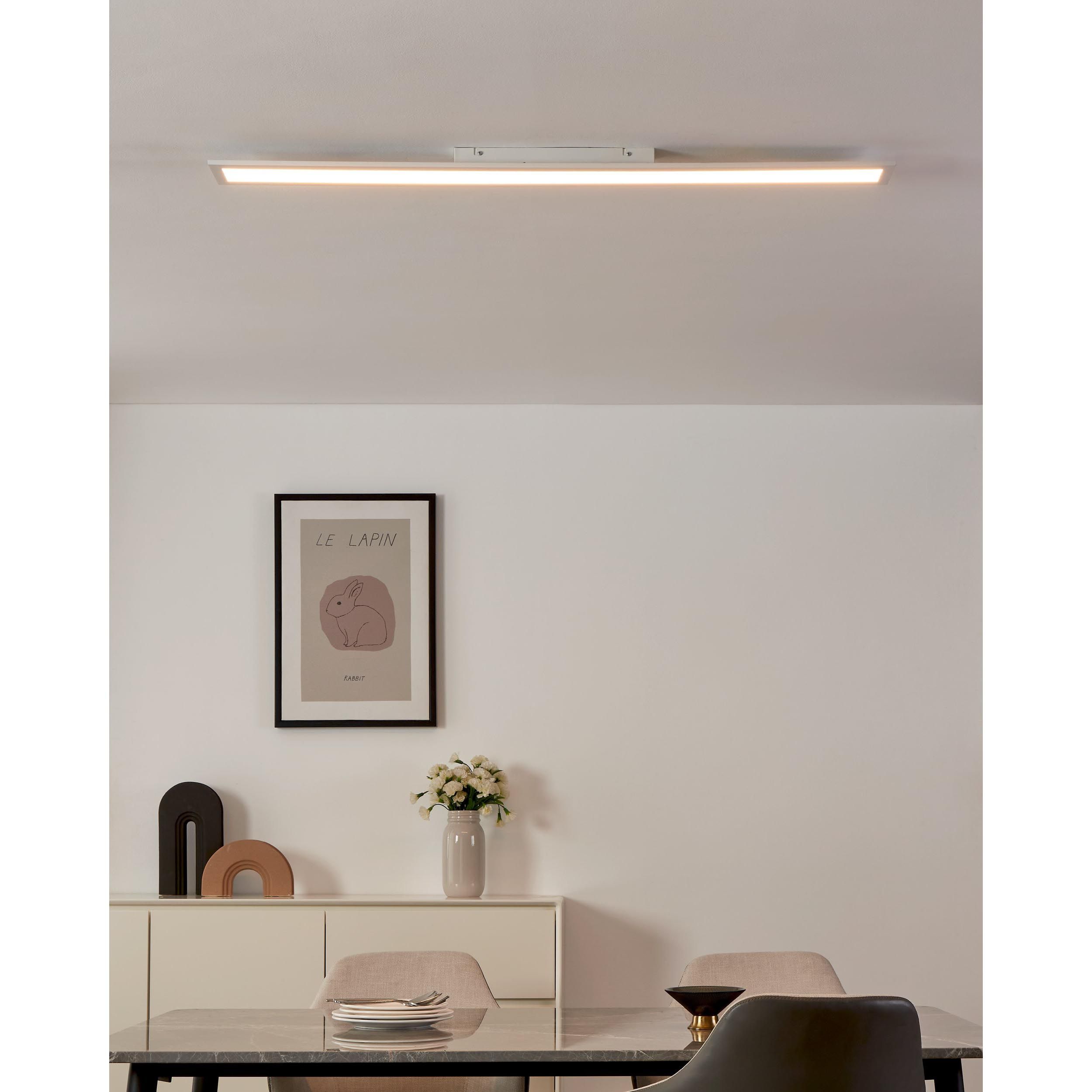 Plafonnier LED dimmable SALOBRENA-Z blanc L120cm
