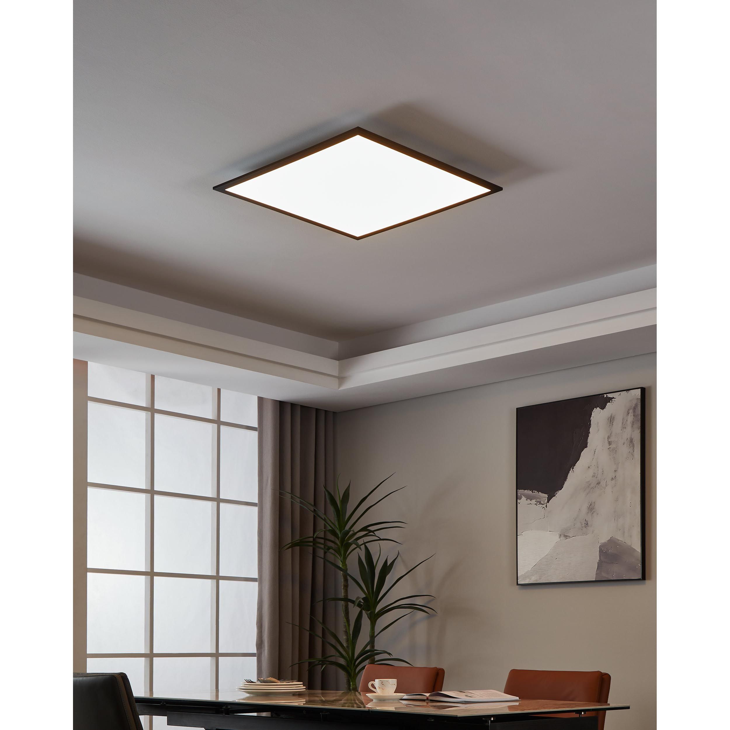 Plafonnier LED dimmable SALOBRENA-Z noir Ø59,5cm