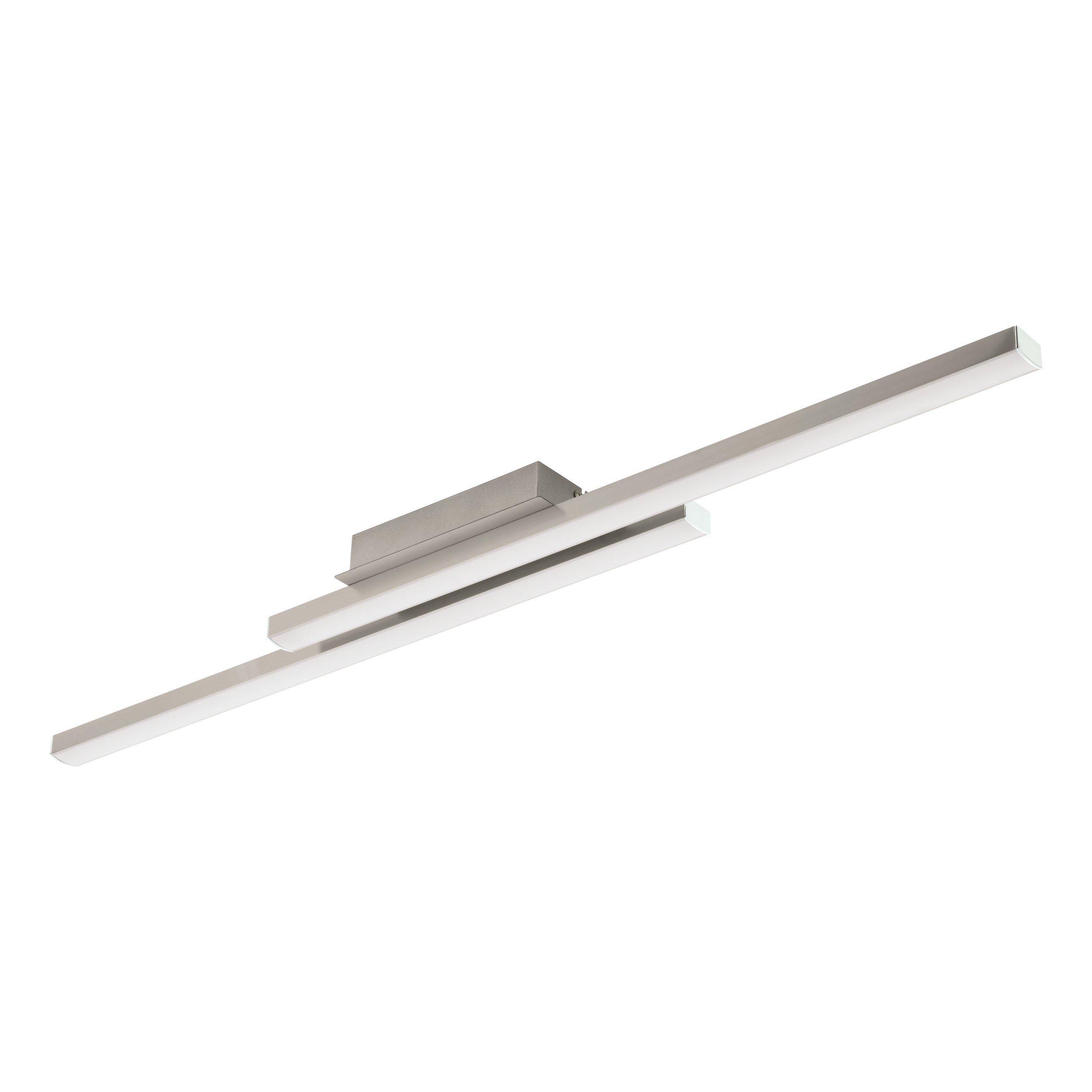 Plafonnier LED dimmable FRAIOLI-Z gris L105,5cm