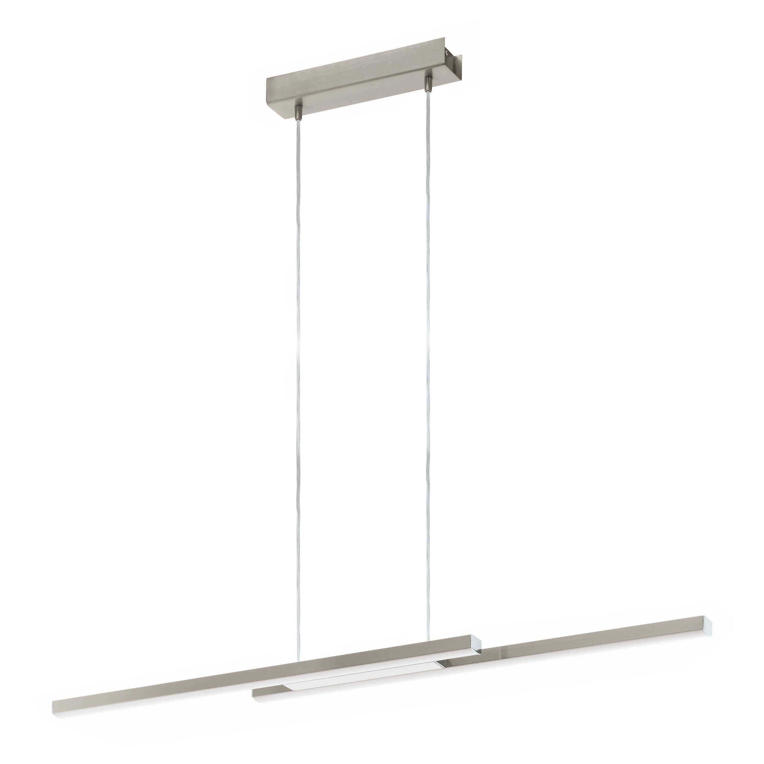 Suspension LED dimmable FRAIOLI-Z gris L105,5cm