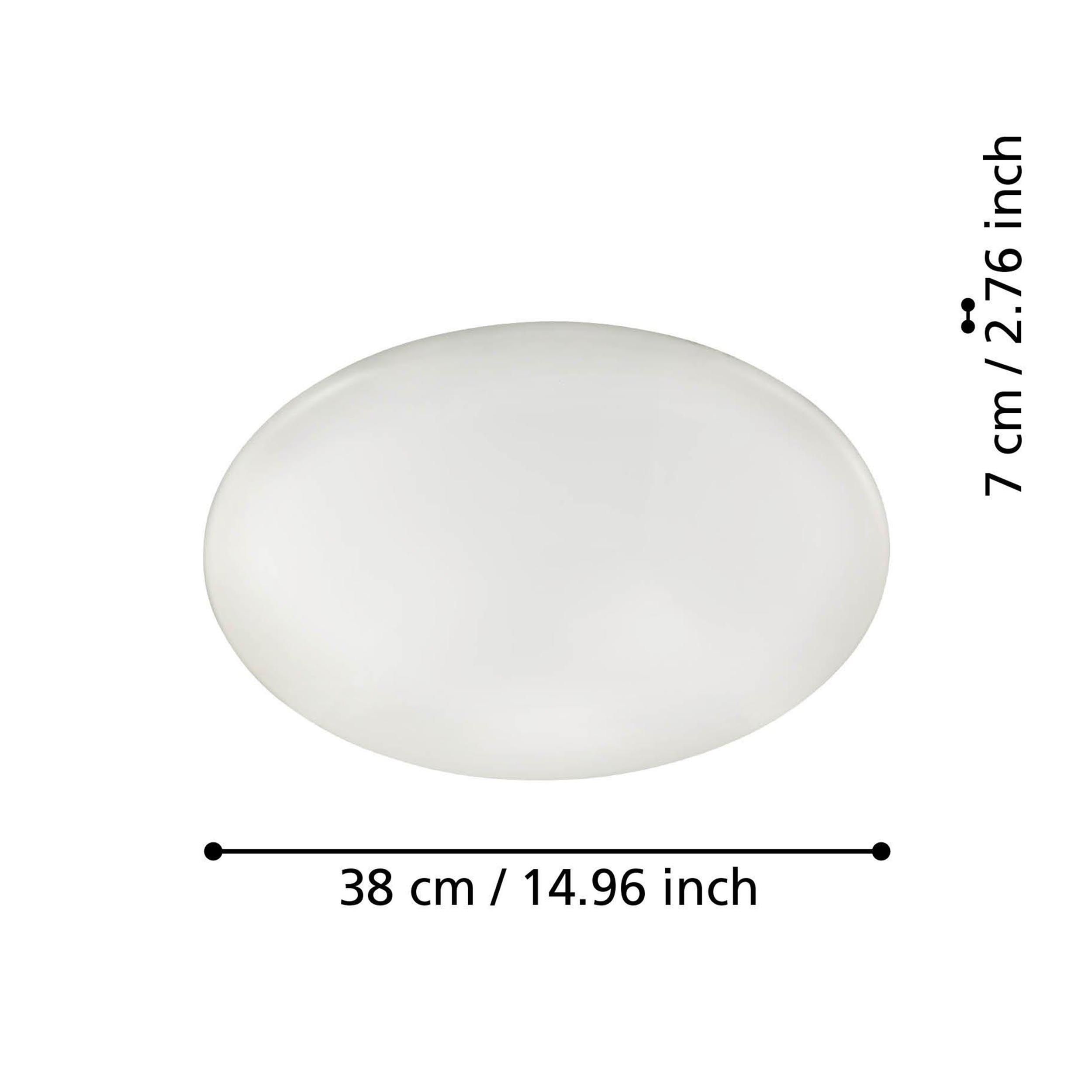 Plafonnier LED dimmable TOTARI-Z blanc Ø38cm