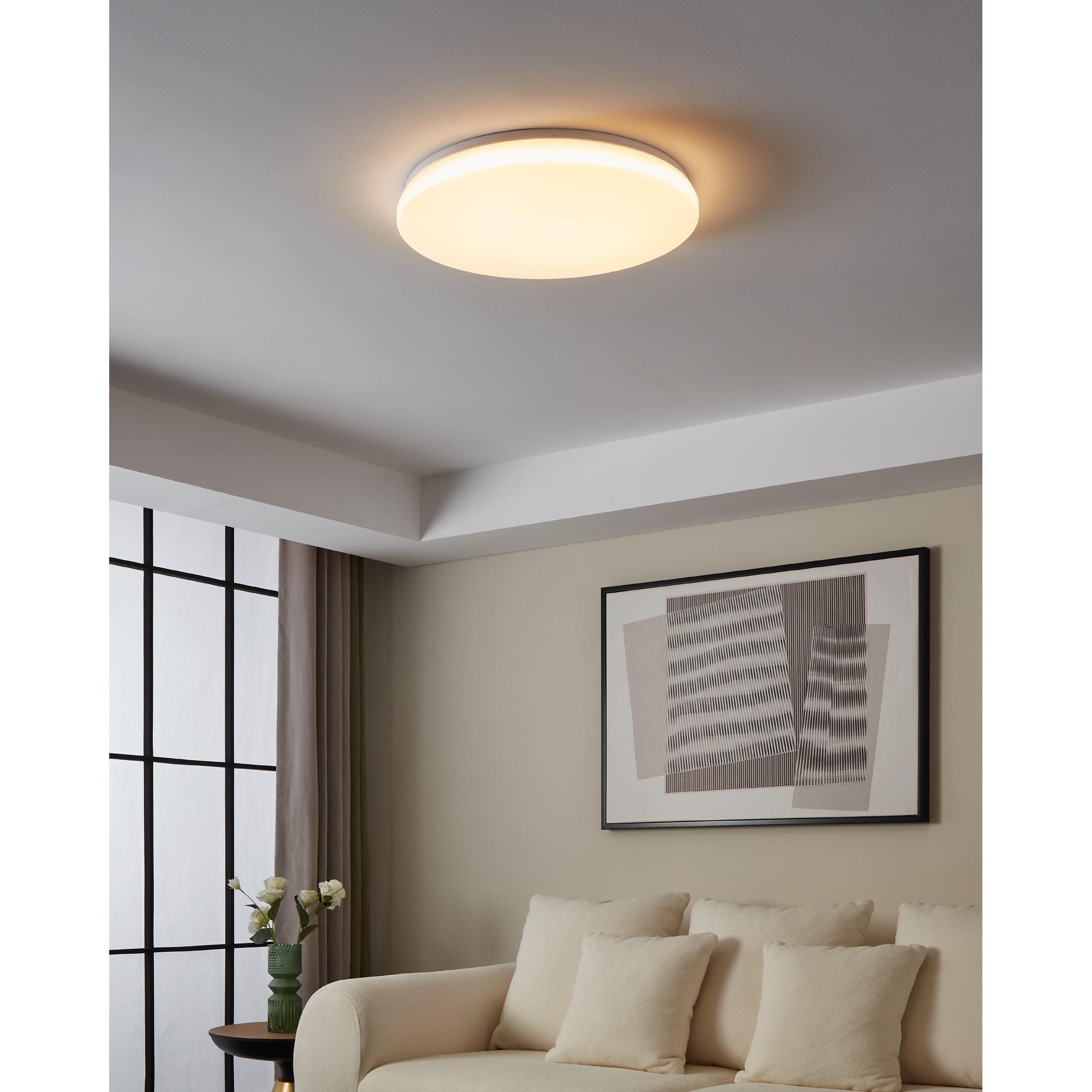 Plafonnier LED dimmable TOTARI-Z blanc Ø53cm