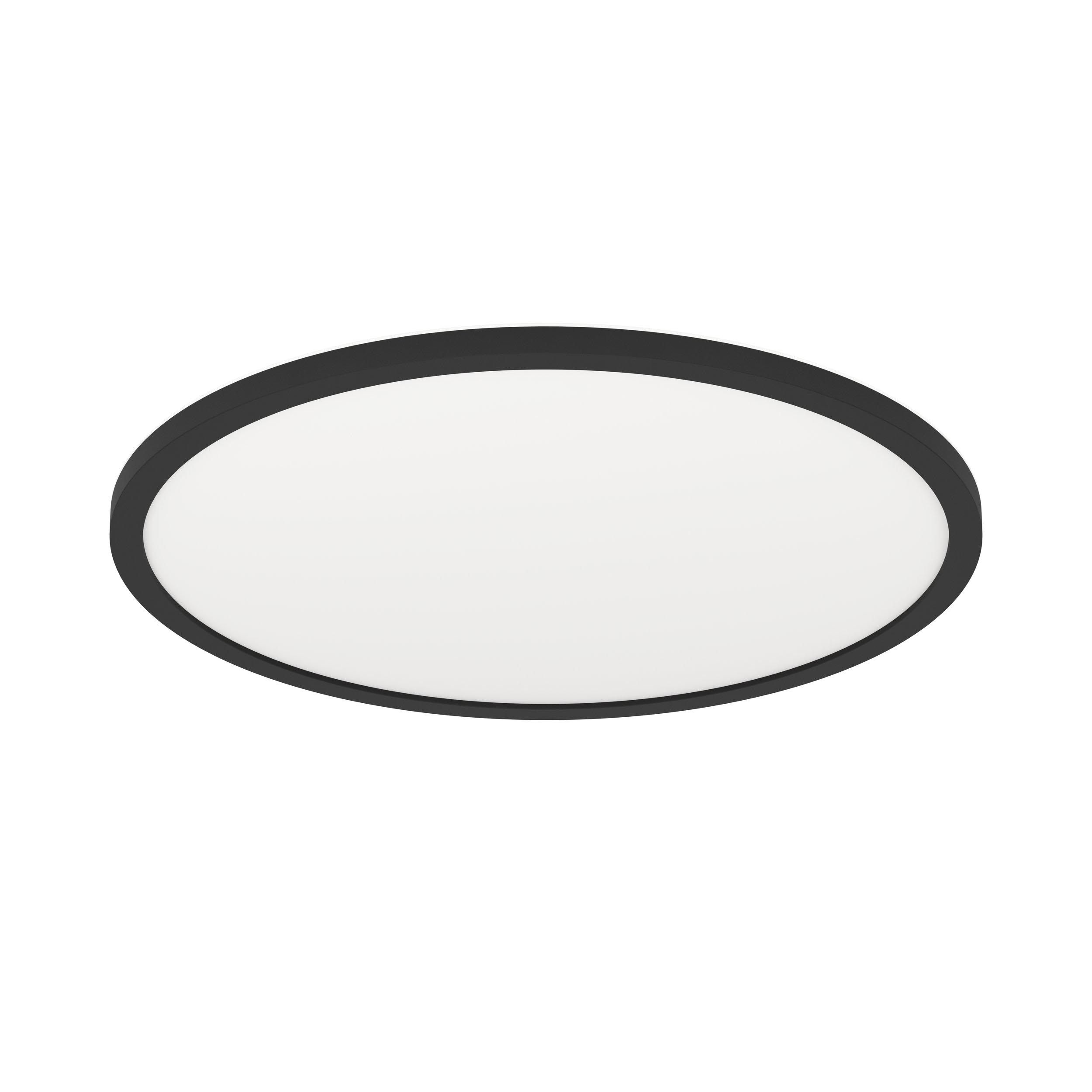 Plafonnier LED ROVITO-Z connecté noir Ø42cm
