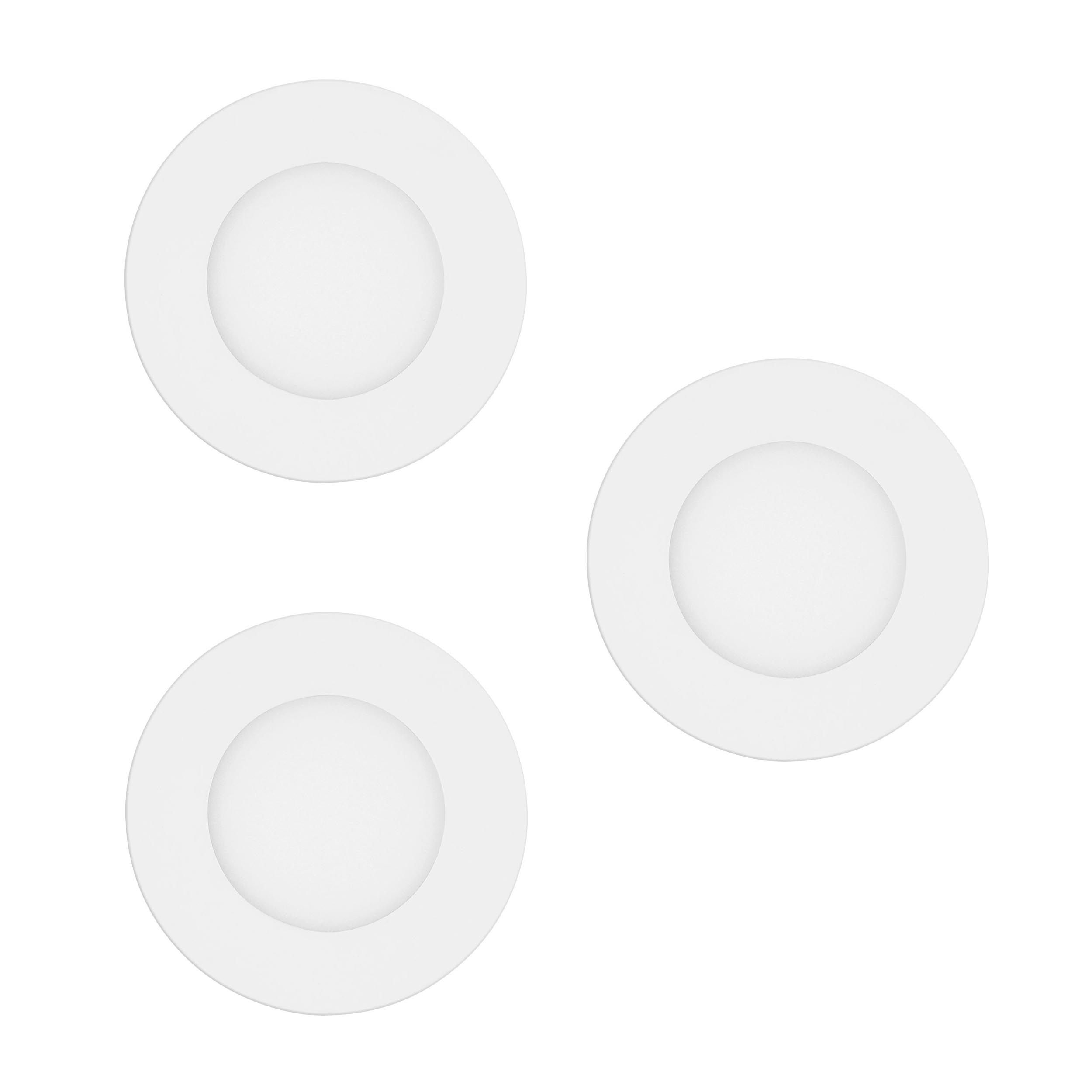Spot à encastrer LED dimmable FUEVA-Z blanc Ø8,5cm