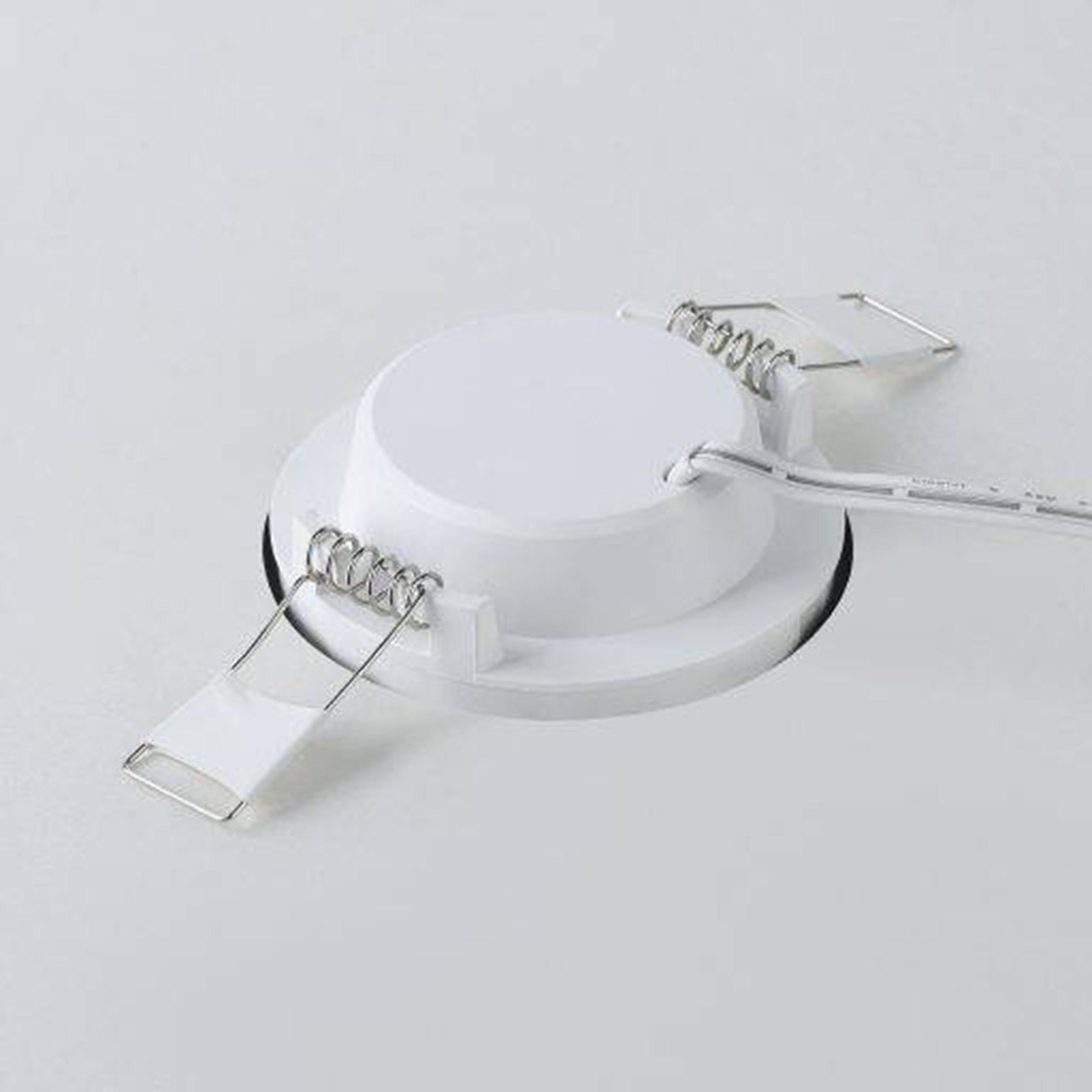 Spot à encastrer LED dimmable FUEVA-Z blanc Ø8,5cm