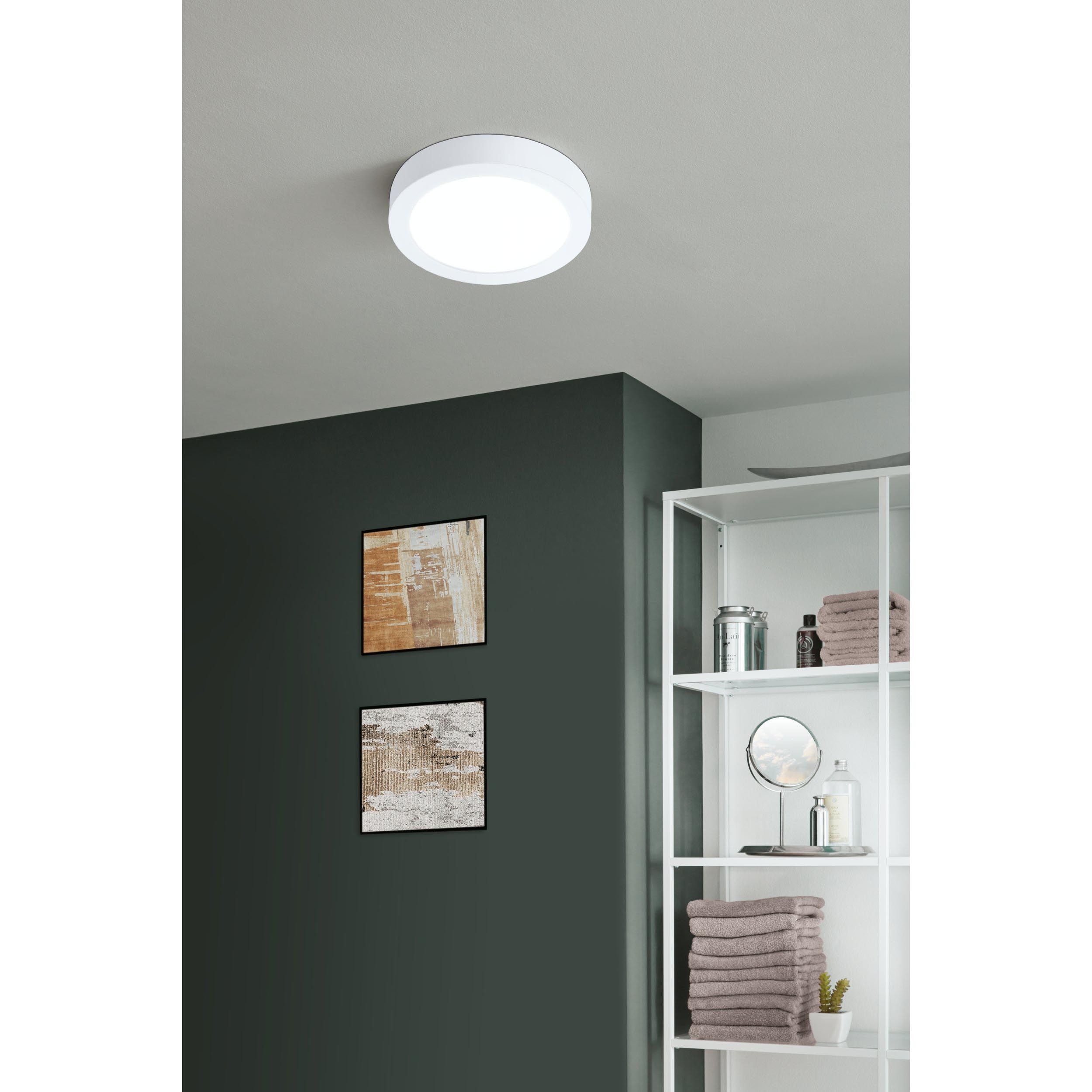 Spot à encastrer LED dimmable FUEVA-Z blanc Ø21cm
