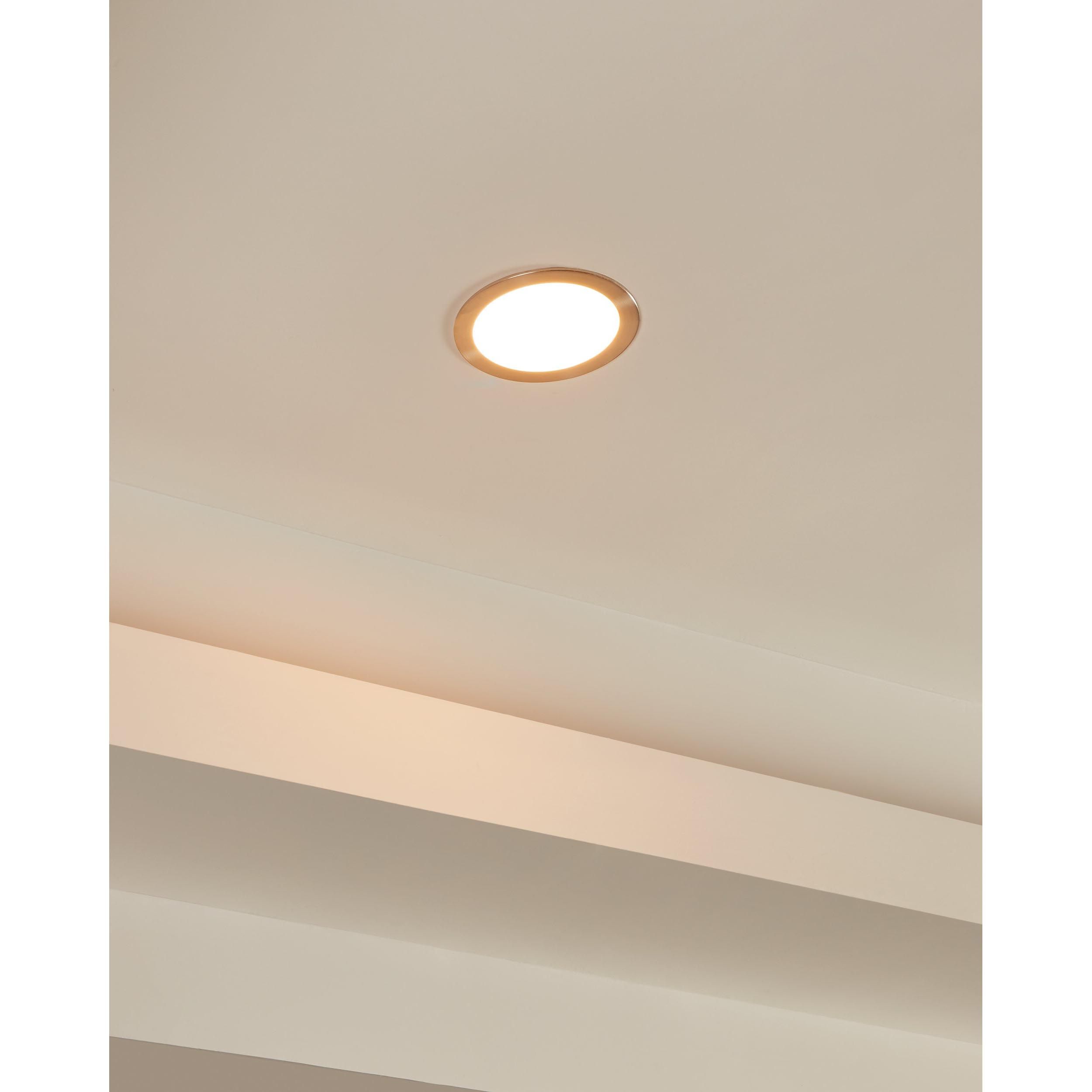Spot à encastrer LED dimmable FUEVA-Zgris Ø16,5cm