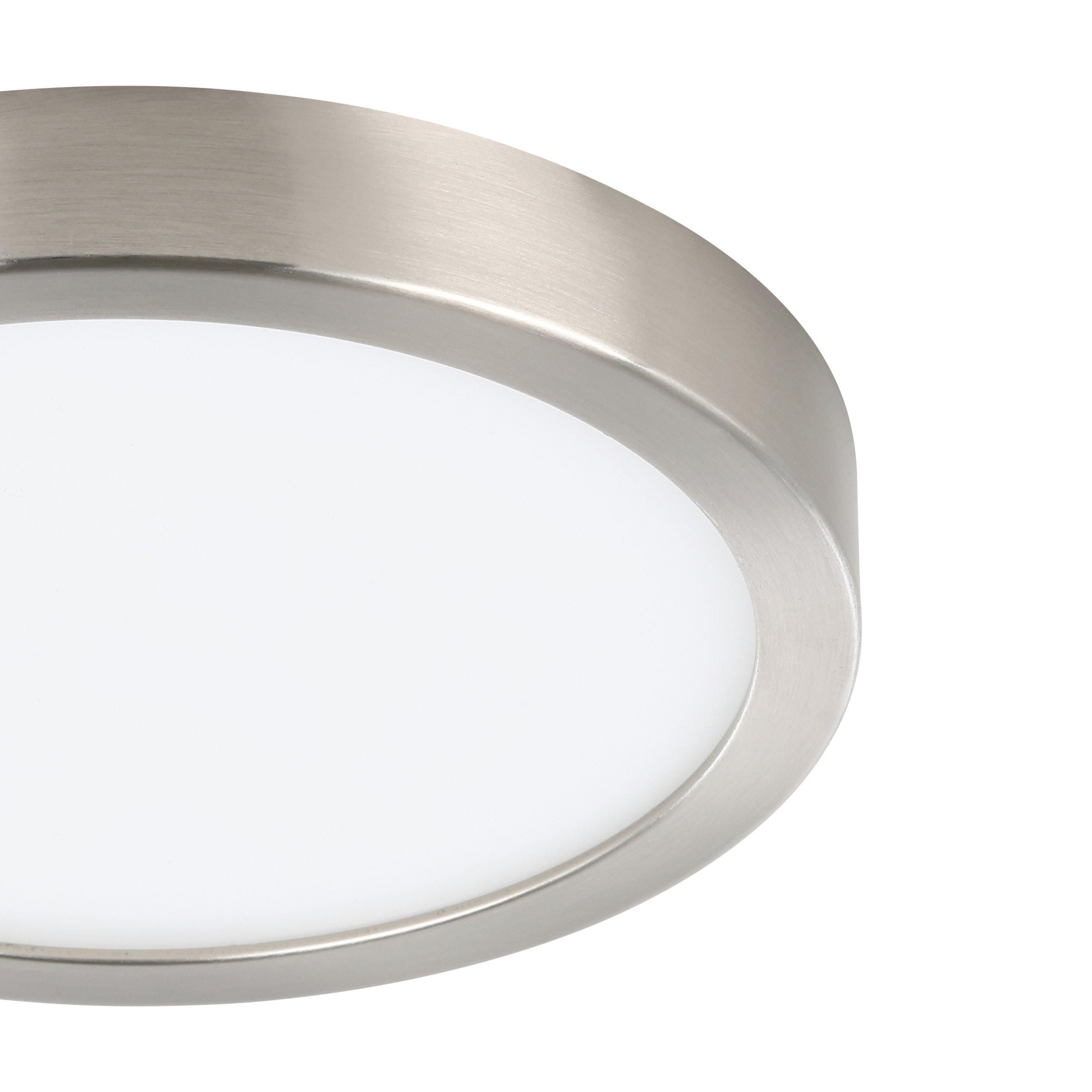 Spot à rencastrer LED dimmable FUEVA-Z gris Ø21cm