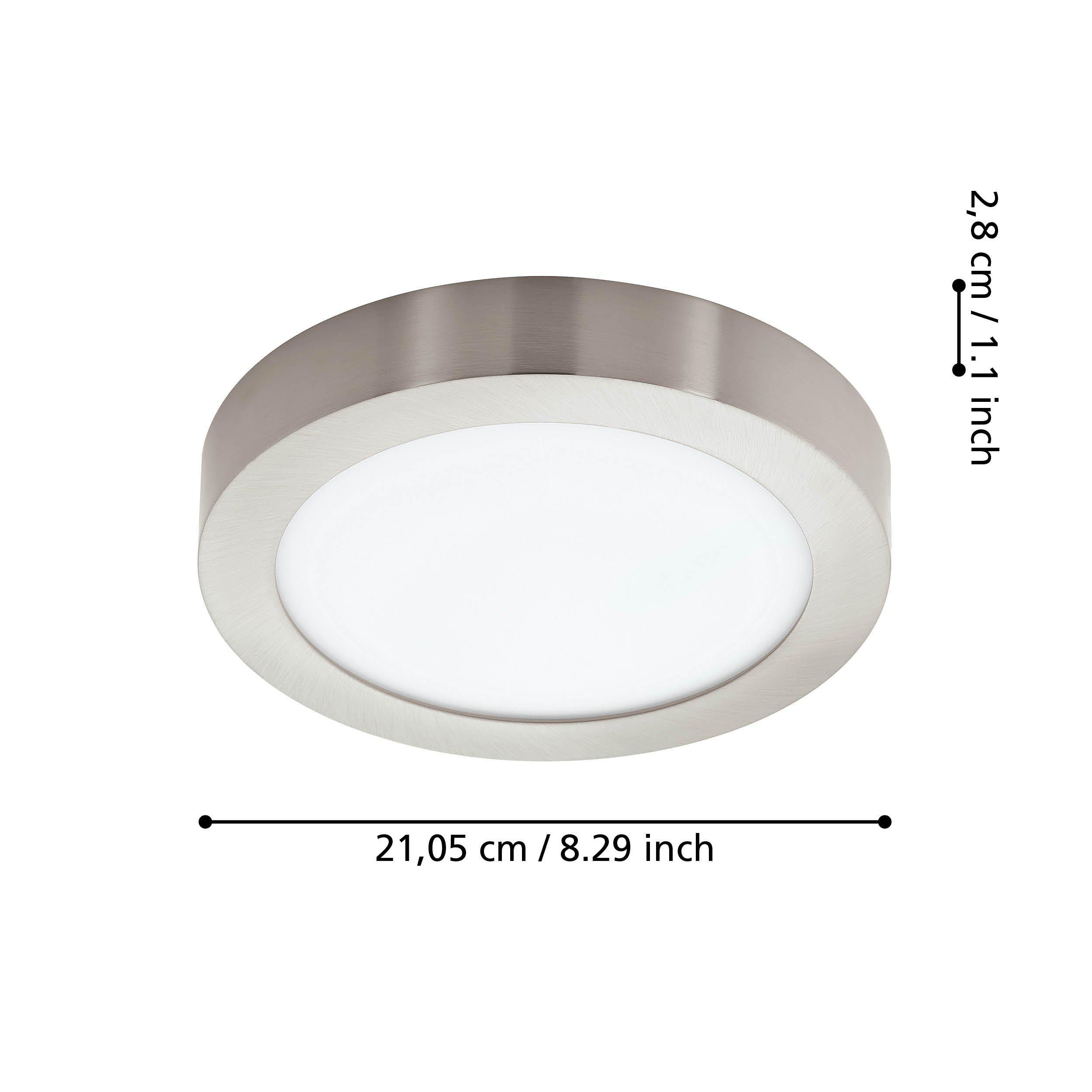 Spot à rencastrer LED dimmable FUEVA-Z gris Ø21cm