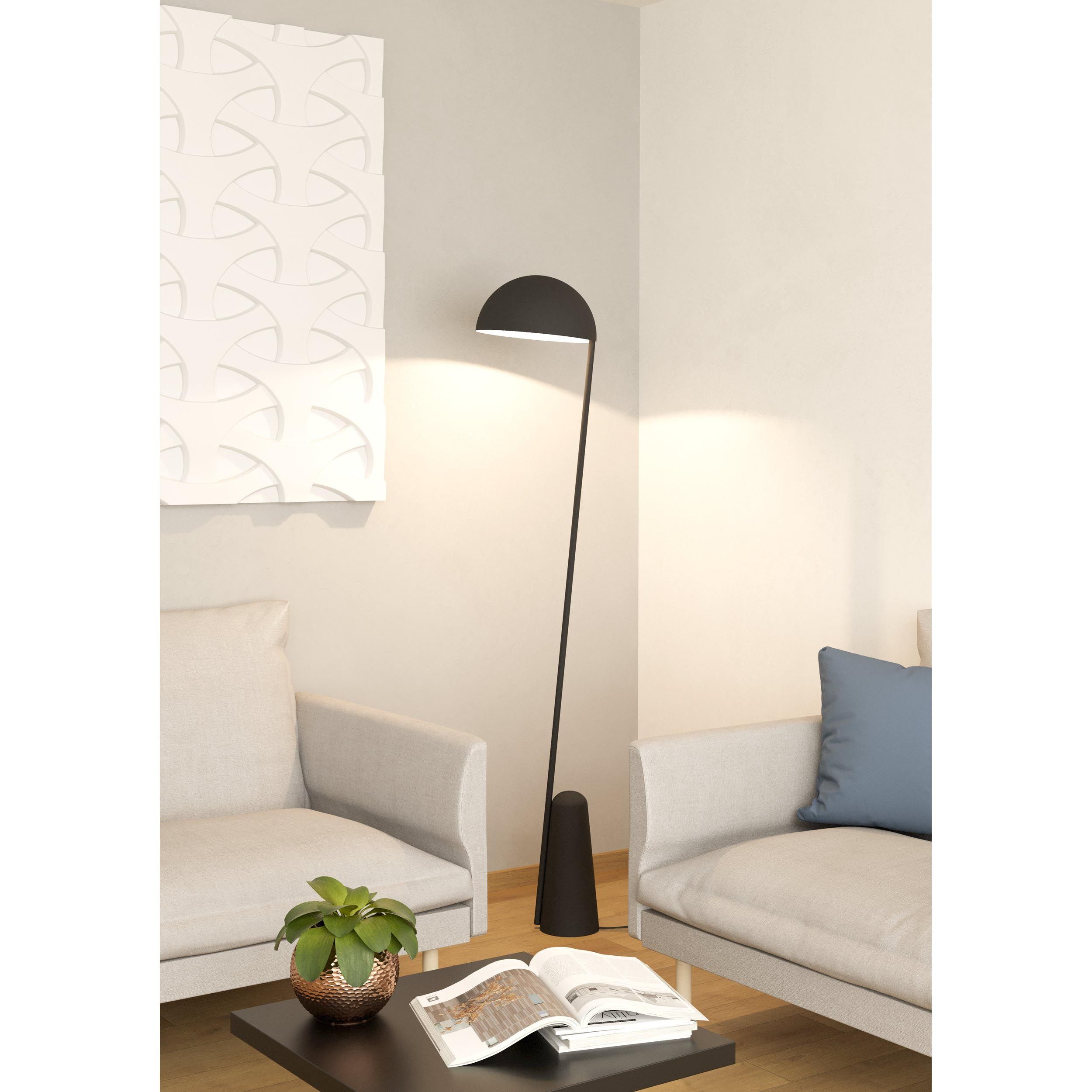 Lampadaire ARANZOLA noir H164cm