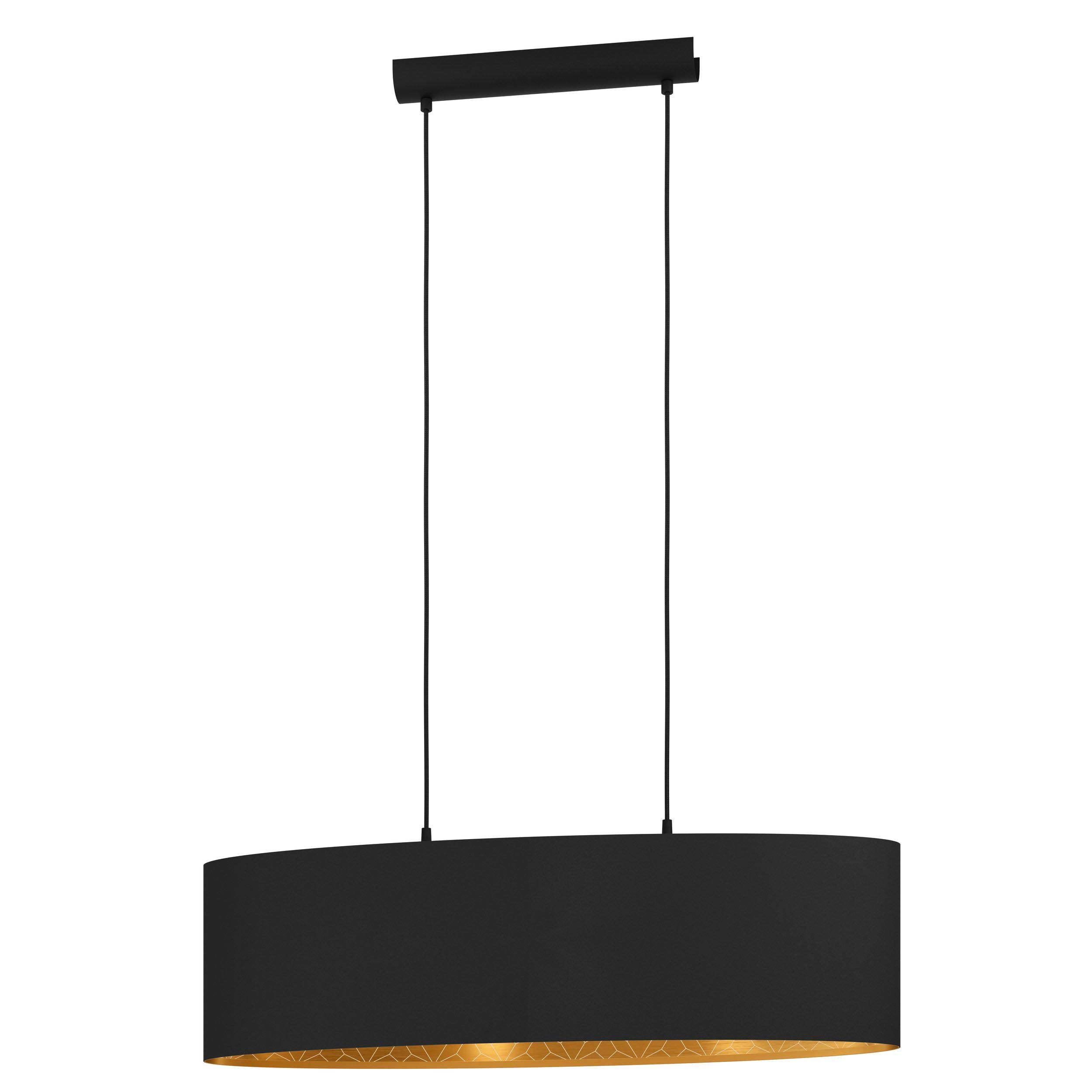 Suspension métal noir ZARAGOZA E27 2X40W