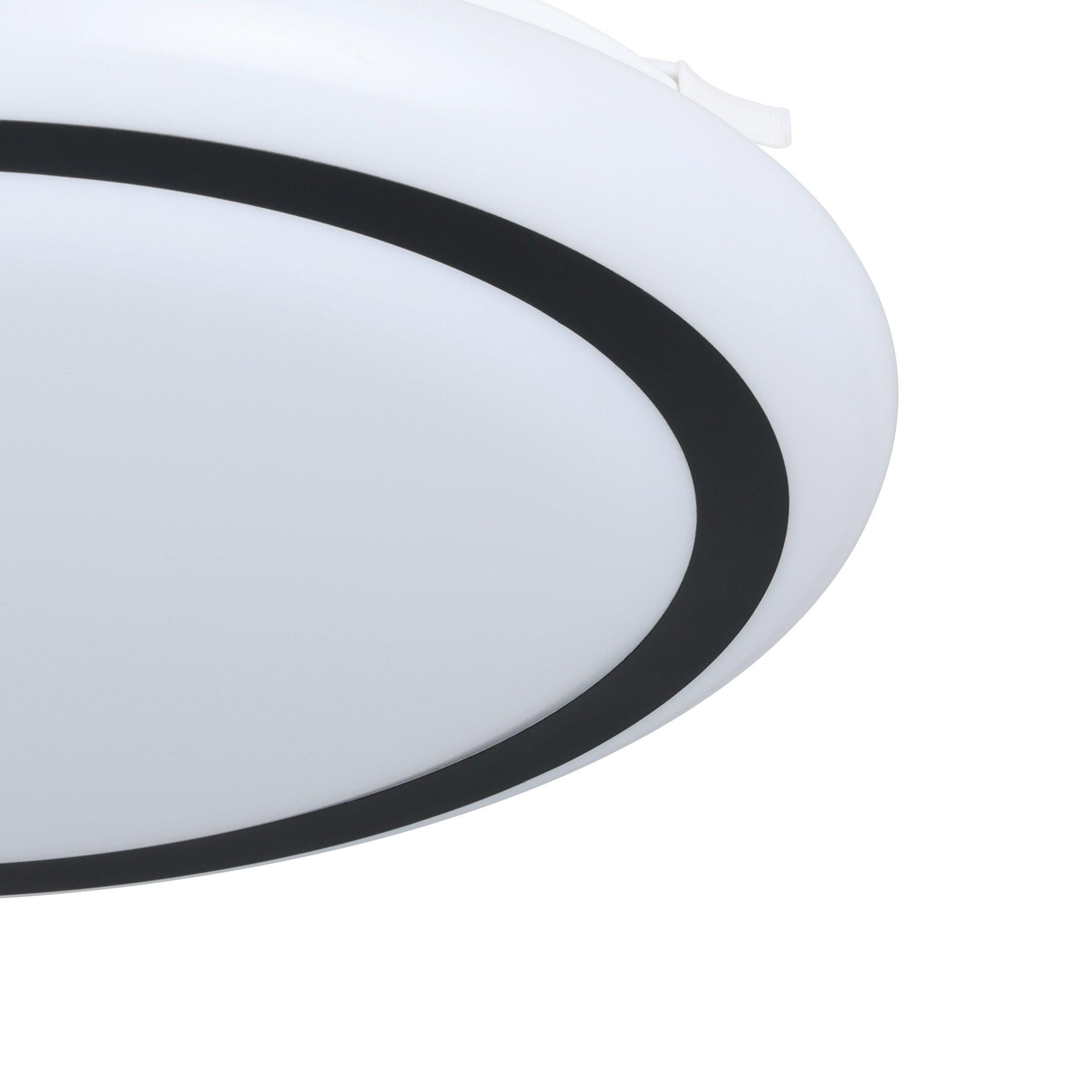Plafonnier LED CAPASSO blanc Ø34cm
