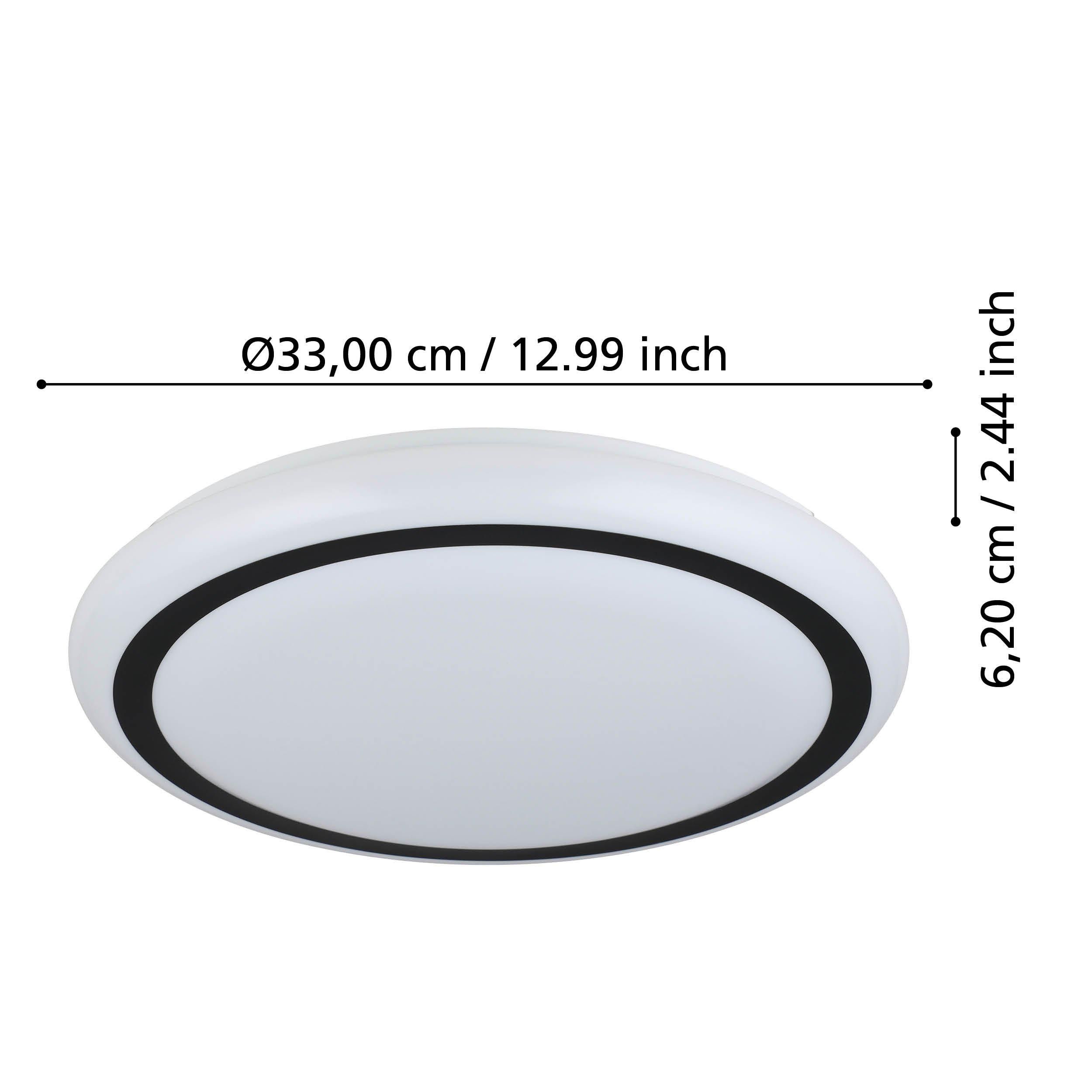 Plafonnier LED CAPASSO blanc Ø34cm