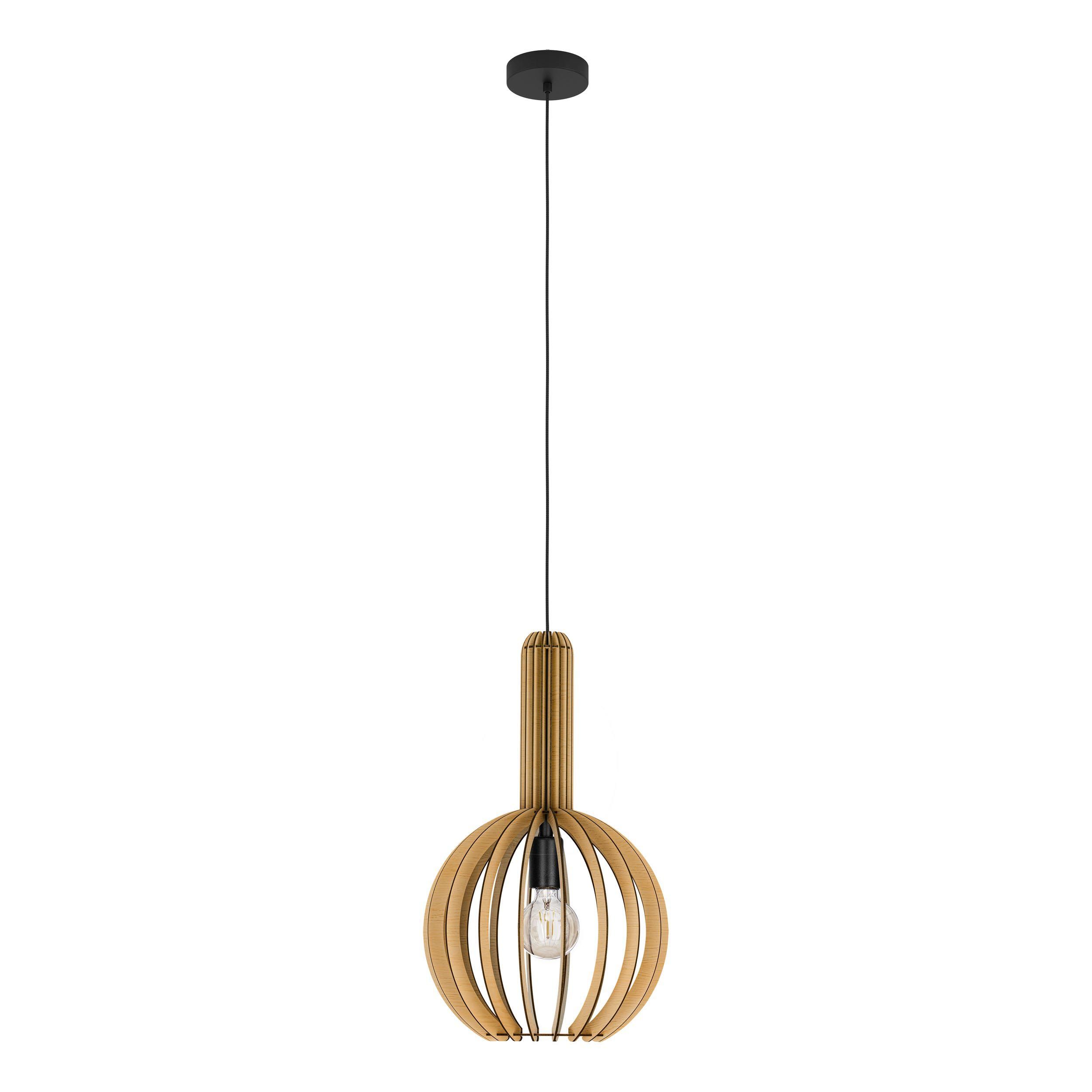 Suspension VELASCO bois naturel Ø31cm