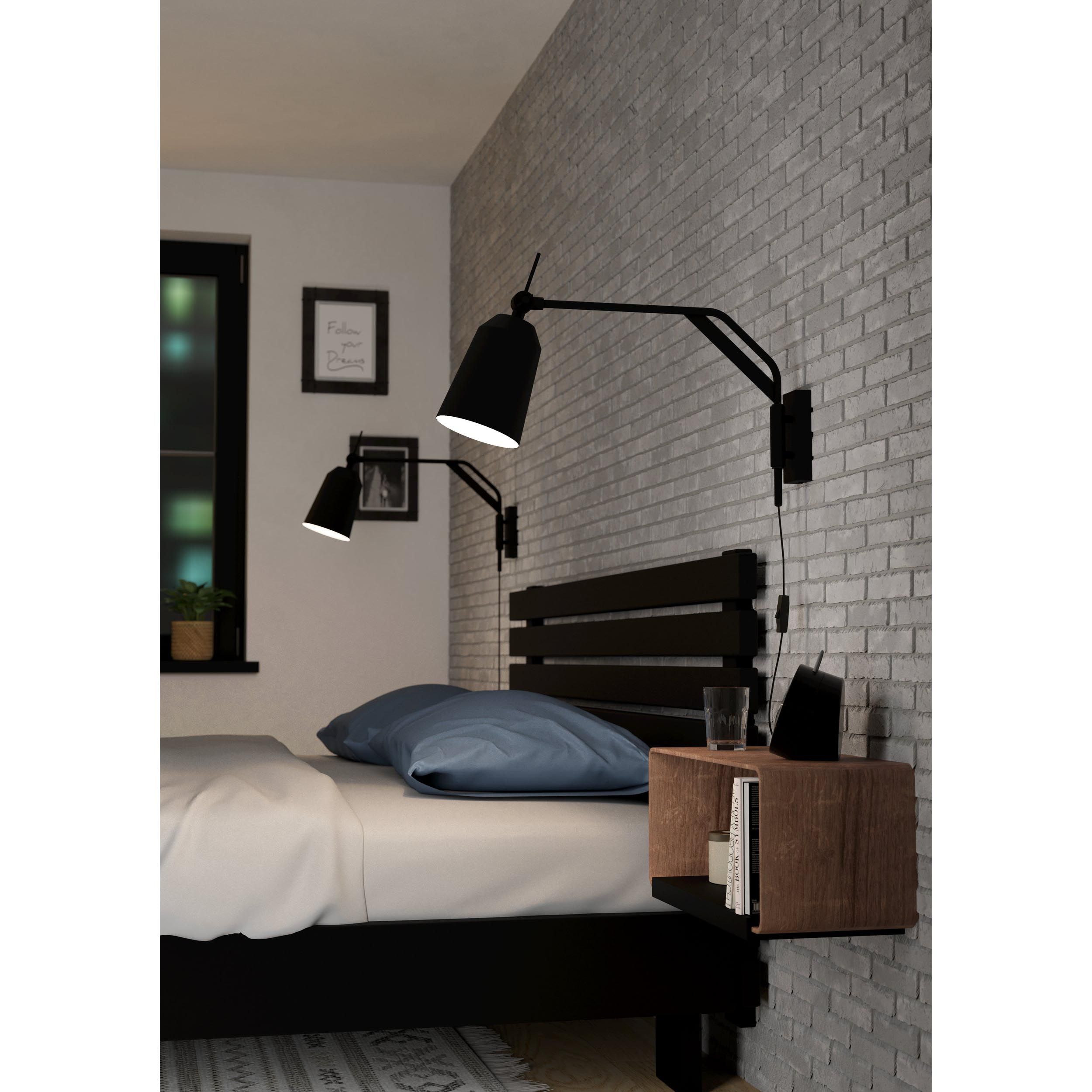 Applique LORETO noir H36,5cm