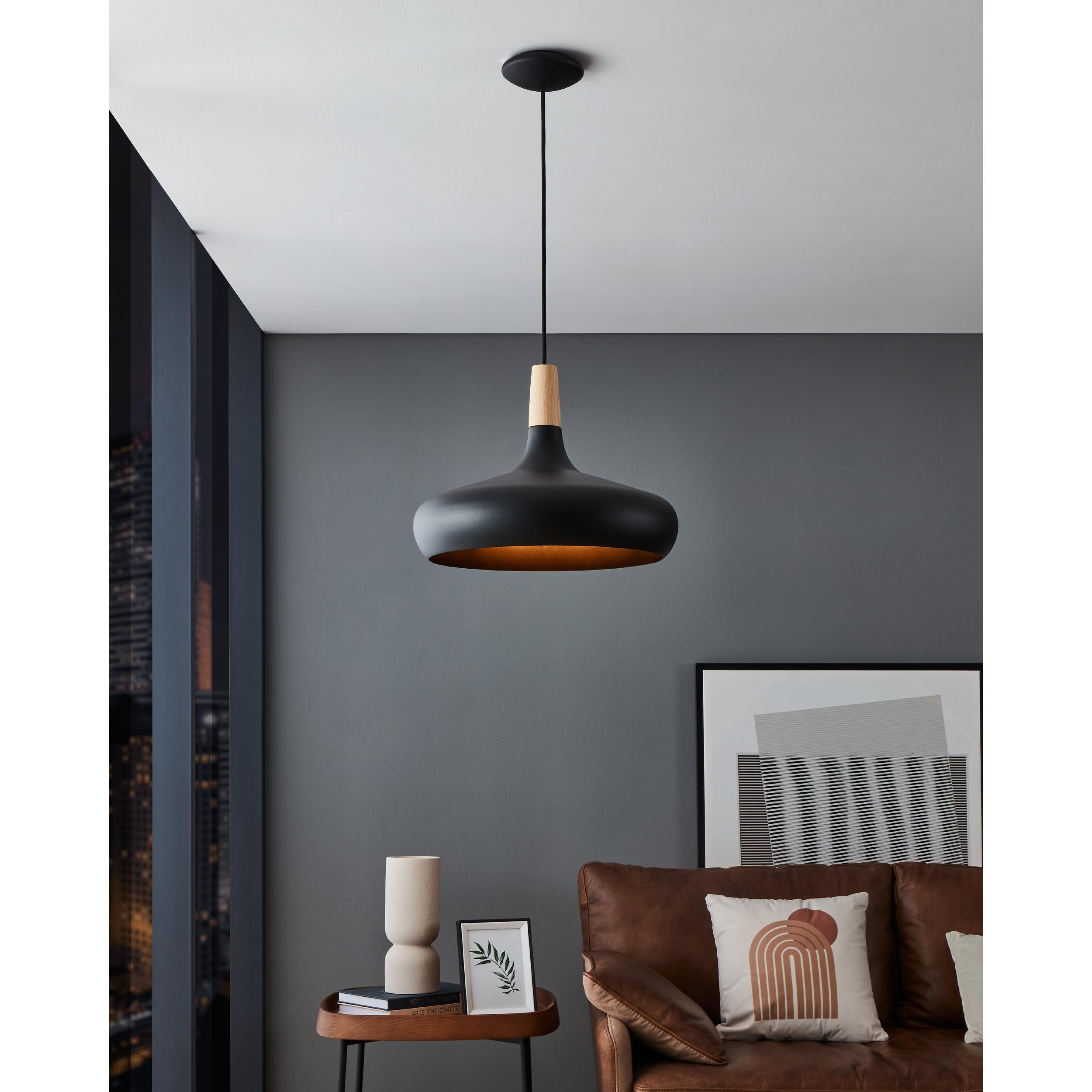 Suspension SABINAR noir Ø40cm