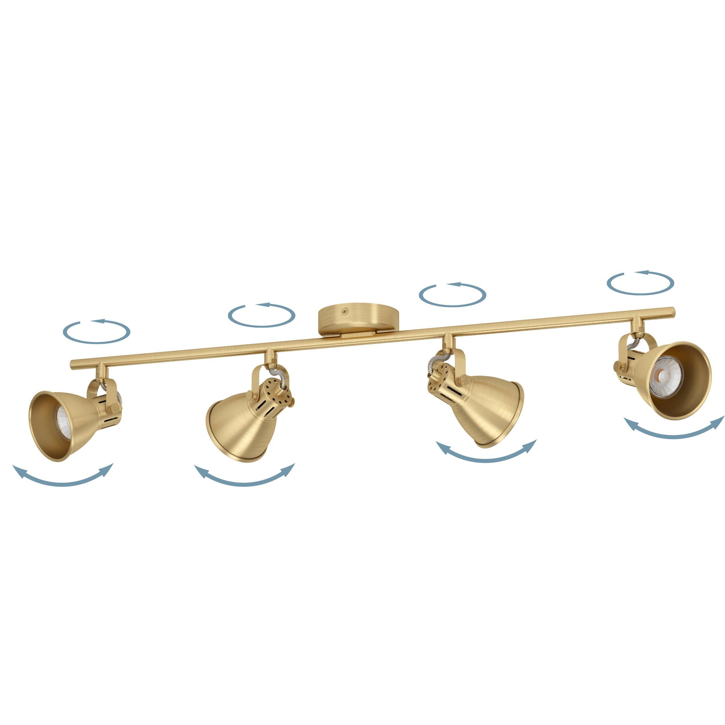 Réglette SERAS doré L77cm