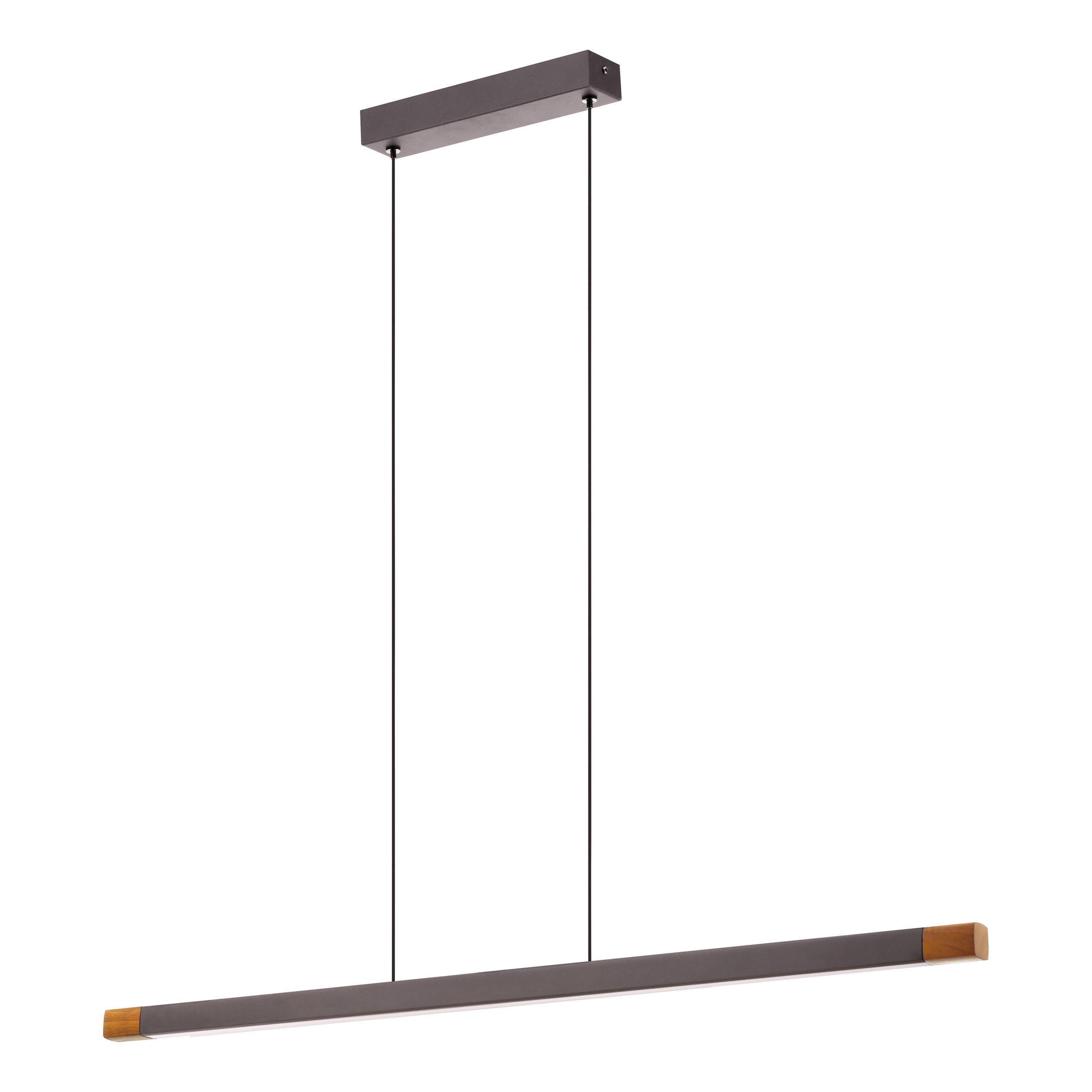 Suspension LED LISCIANA noir L87,5cm